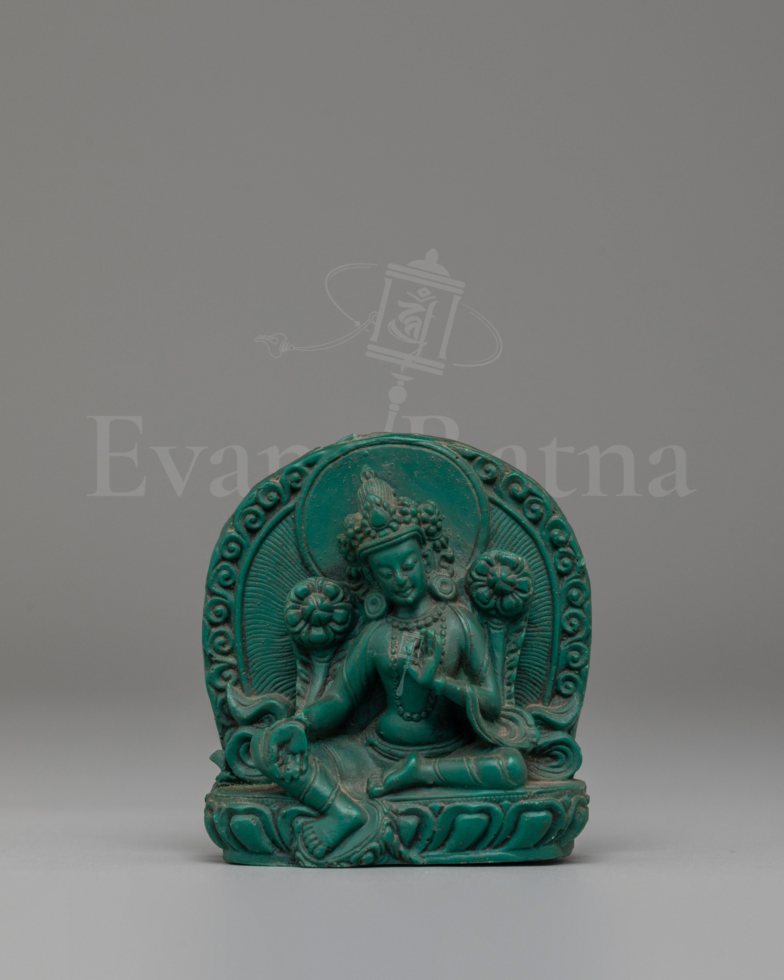 Spiritual Green Tara Sacred Sculpture