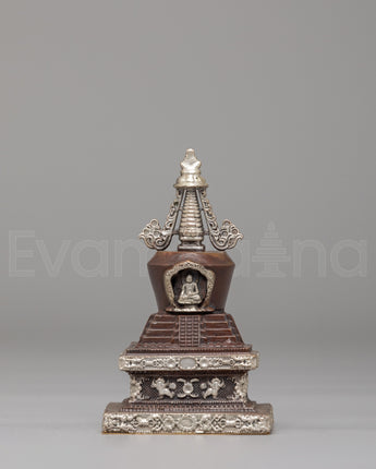 Handcrafted Descent from Heaven Stupa 