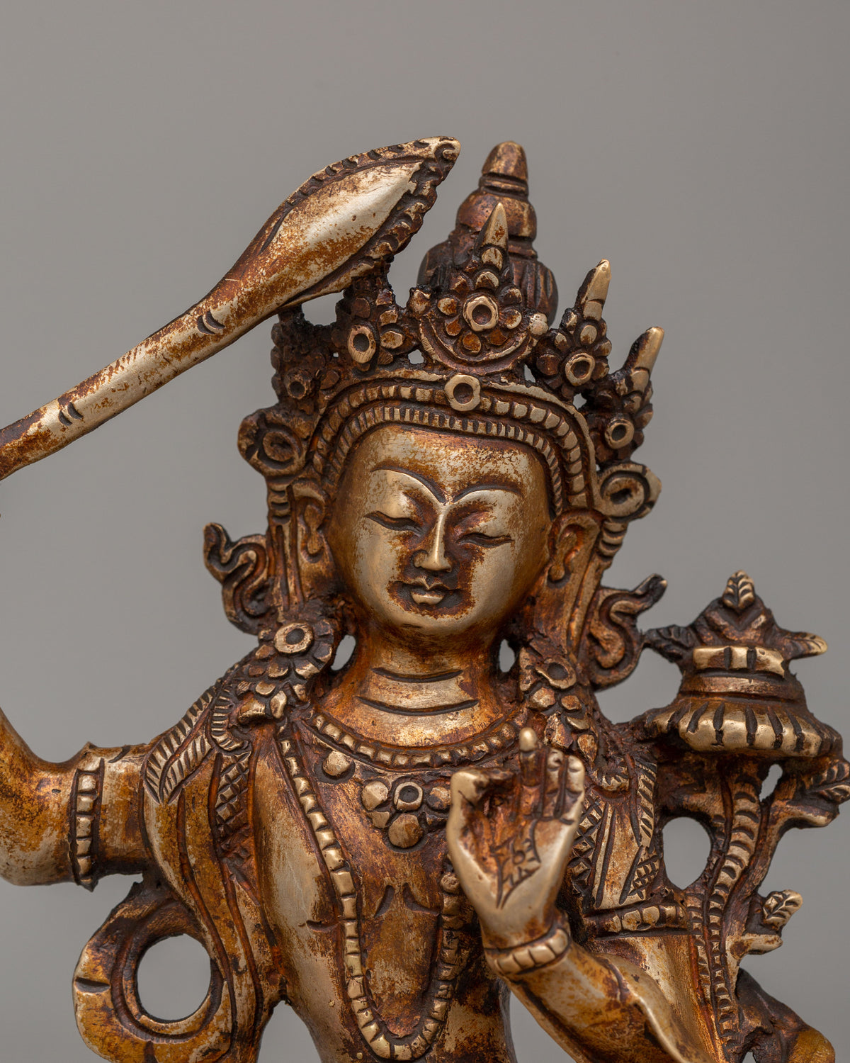 Manjushri Bodhisattva Figurine | Symbol of Knowledge