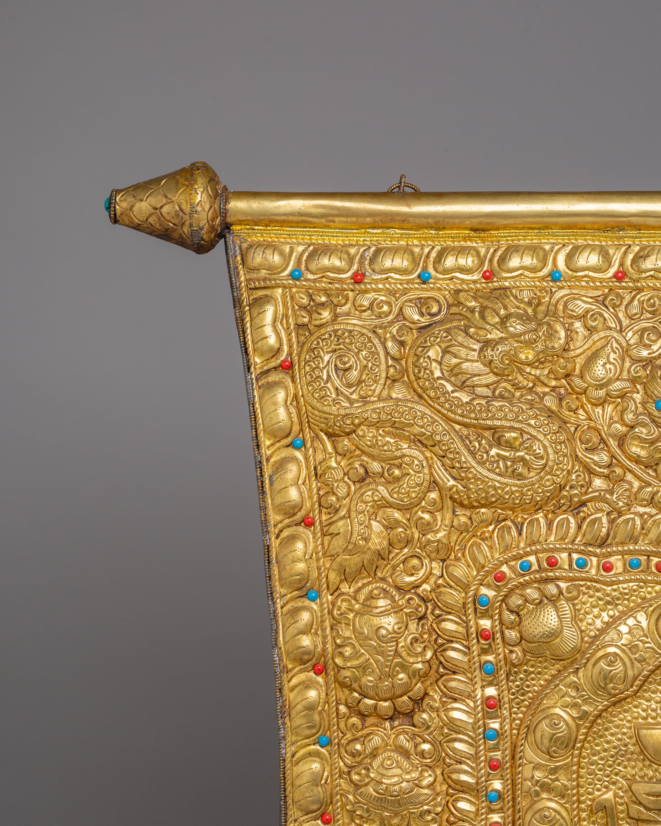 Kalachakra Metal Wall Hanging | Tibetan Buddhist Symbol