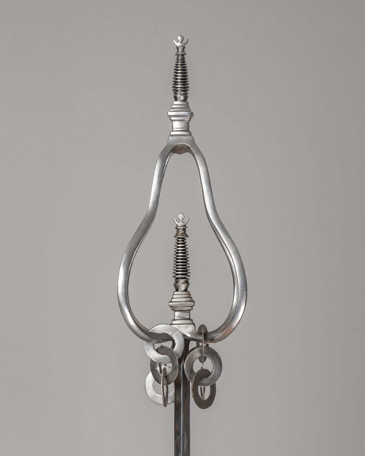 Buddhist Staff For Ritual | Iron Wood Ceremonial Staff
