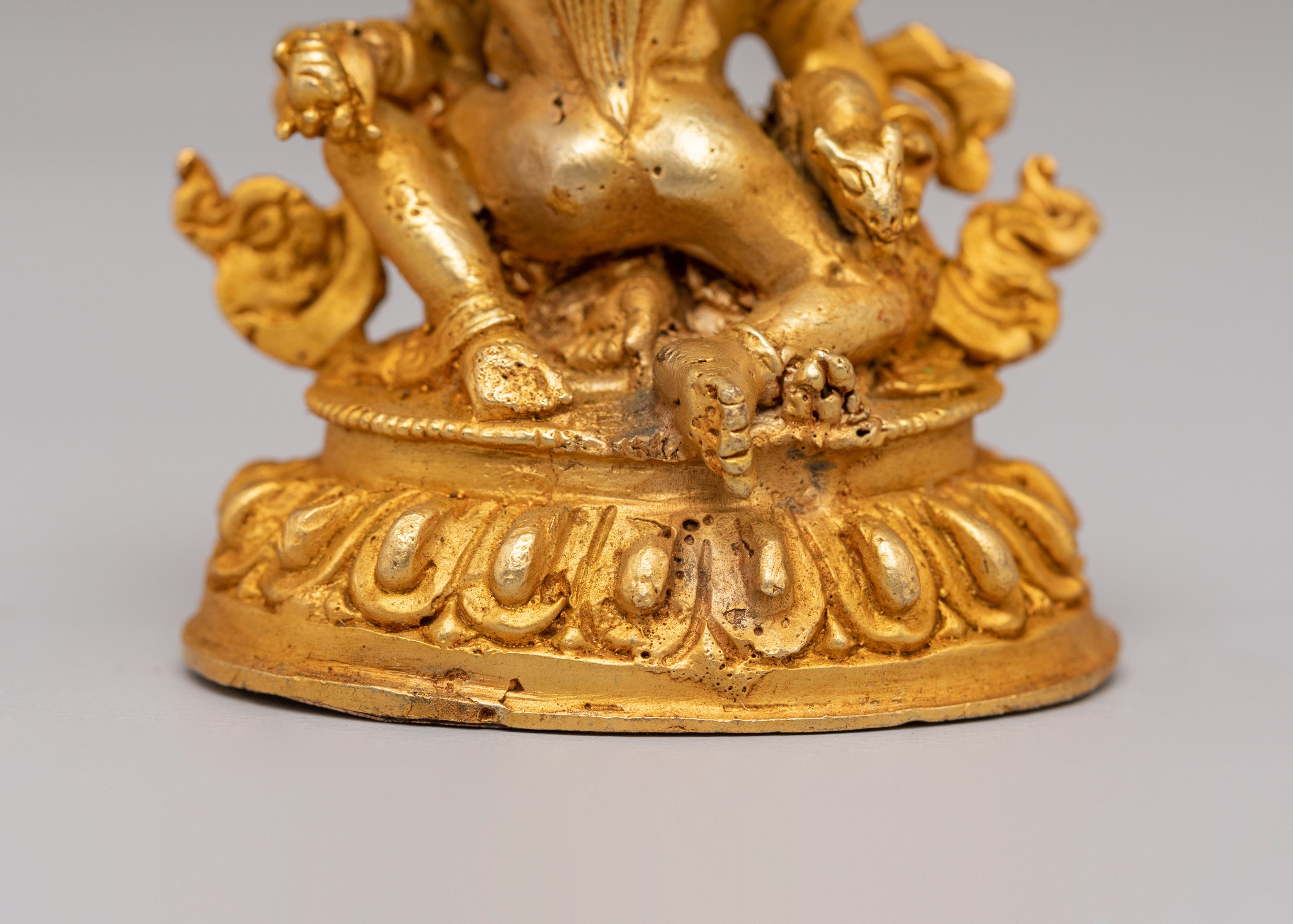 Dzambhala with Consort Statue | Wealth Deity Artwork