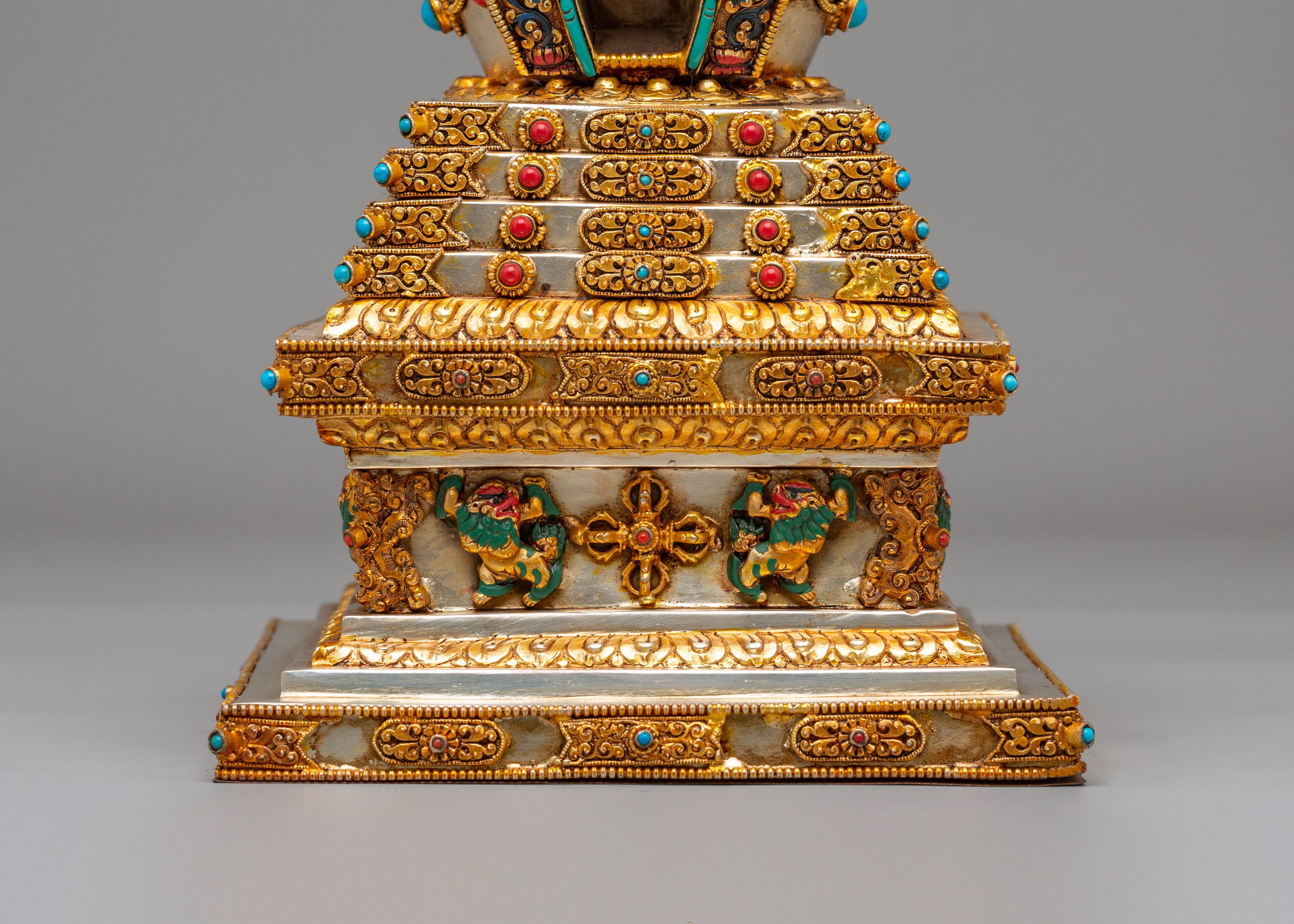 Handcrafted Enlightenment Chorten | Spiritual Stupa for Meditation