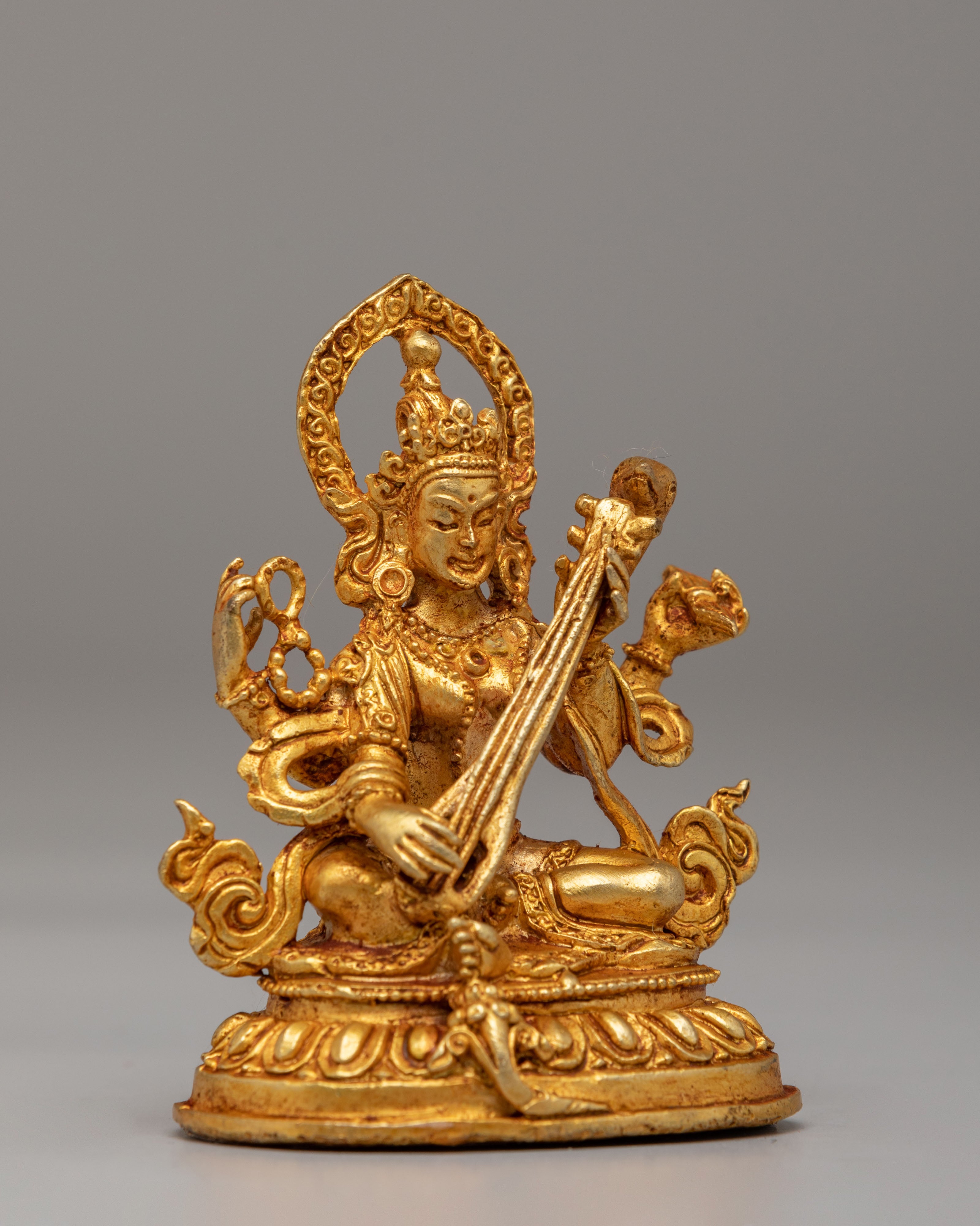 Divine Saraswati Statue| Hindu Idol for Altar & Meditation