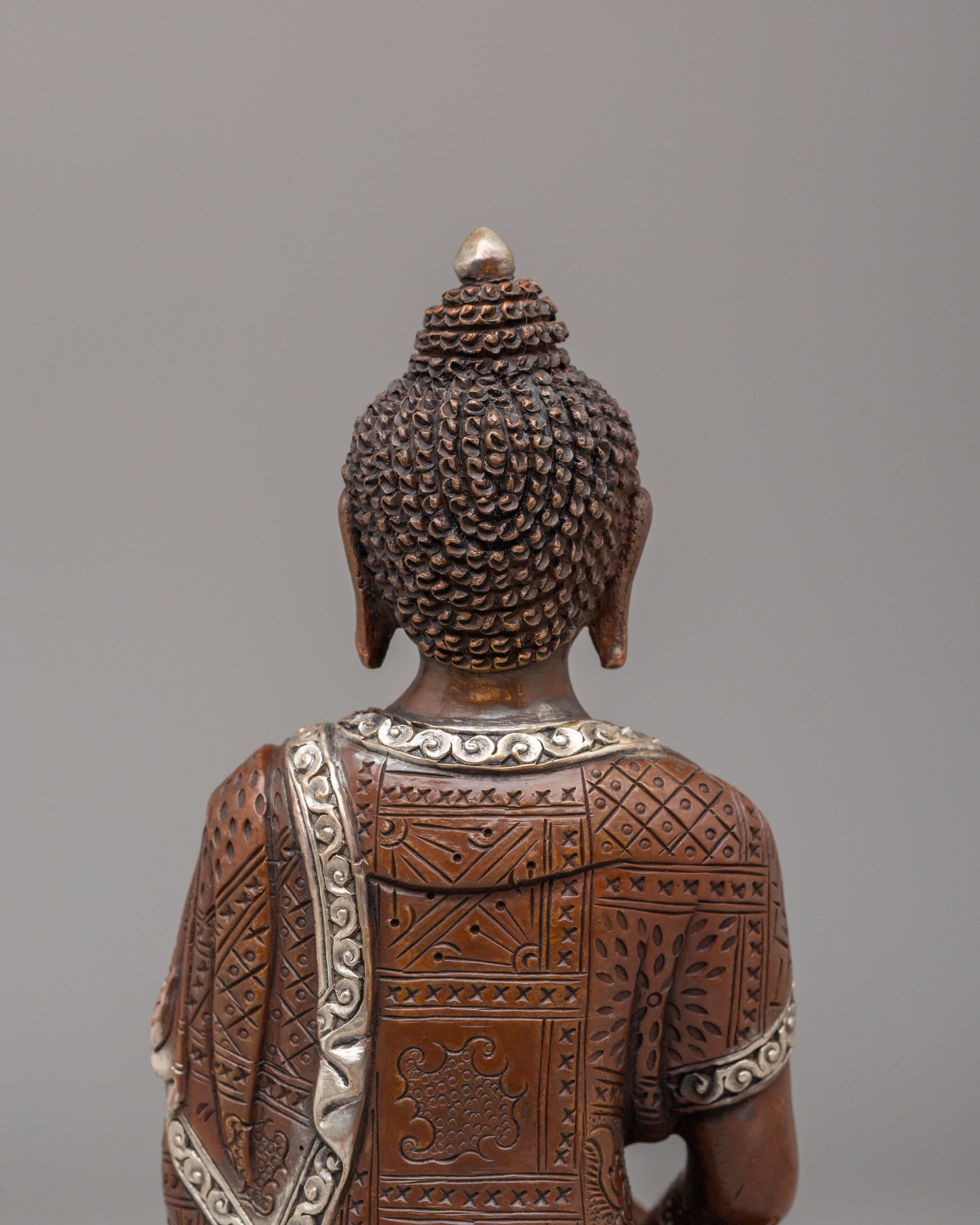Pure Land Amitabha Buddha Deity Statue | Traditional Tibetan Artwork
