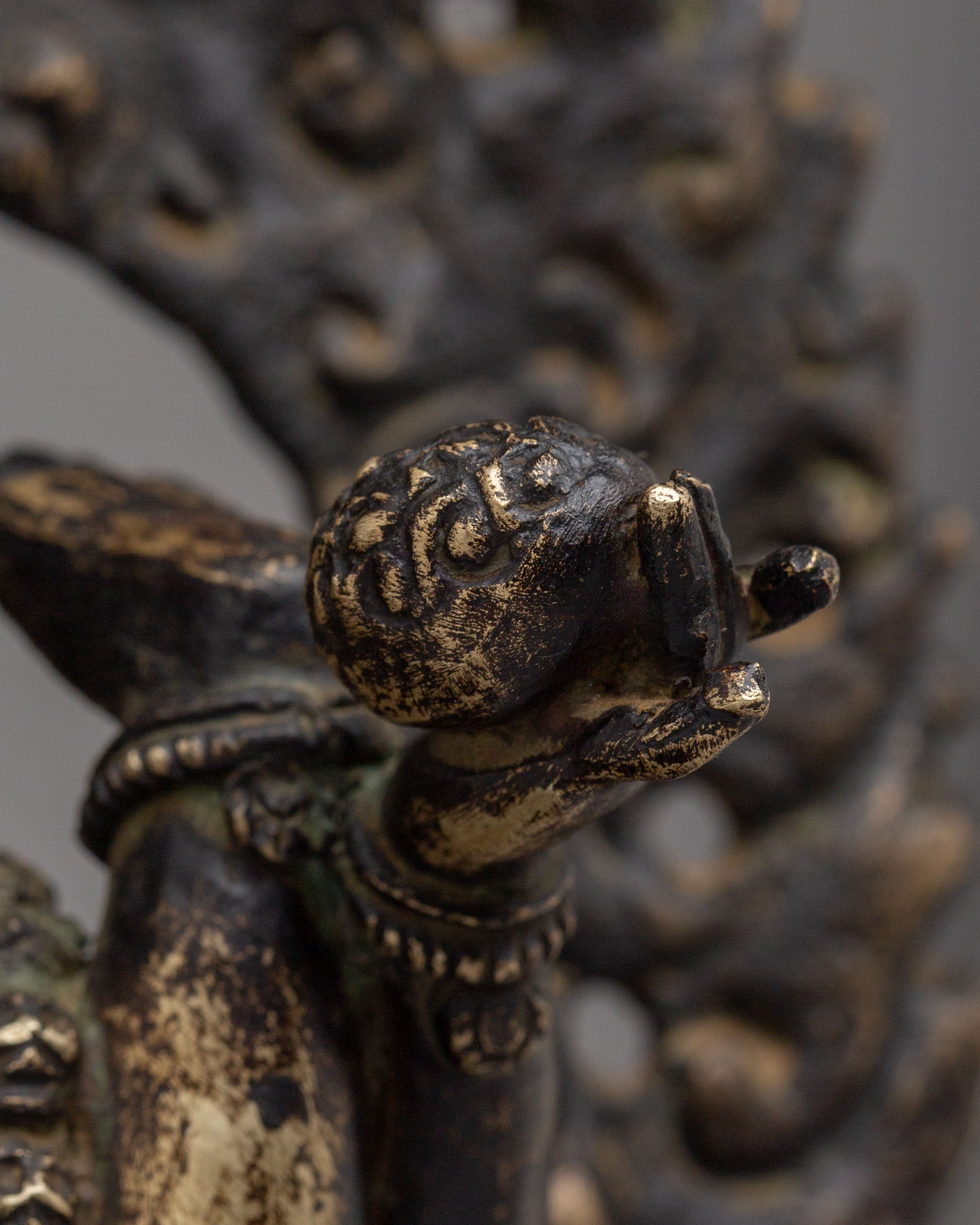 Sacred Tibetan Akash Yogini Statue | Bronze Vajrayogini Sculpture for Altar