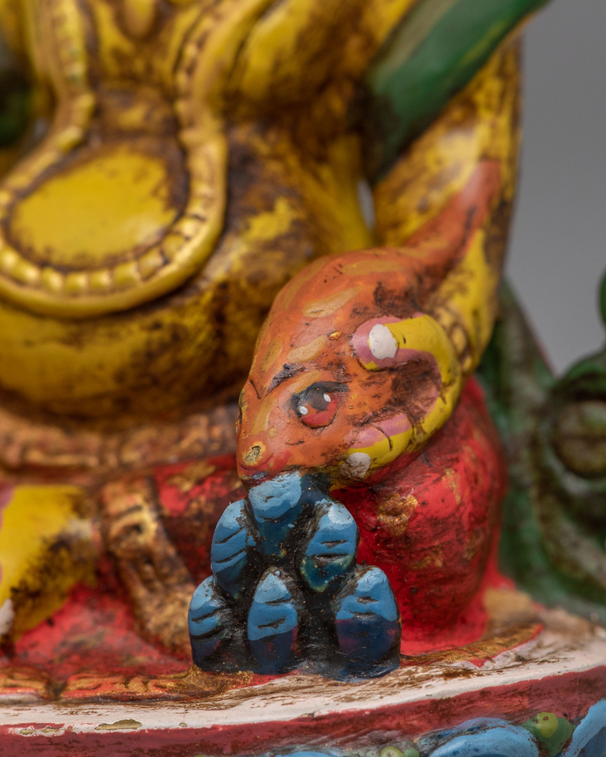 Himalayan Dzambhala Wealth God Statue | Spiritual Abundance Art