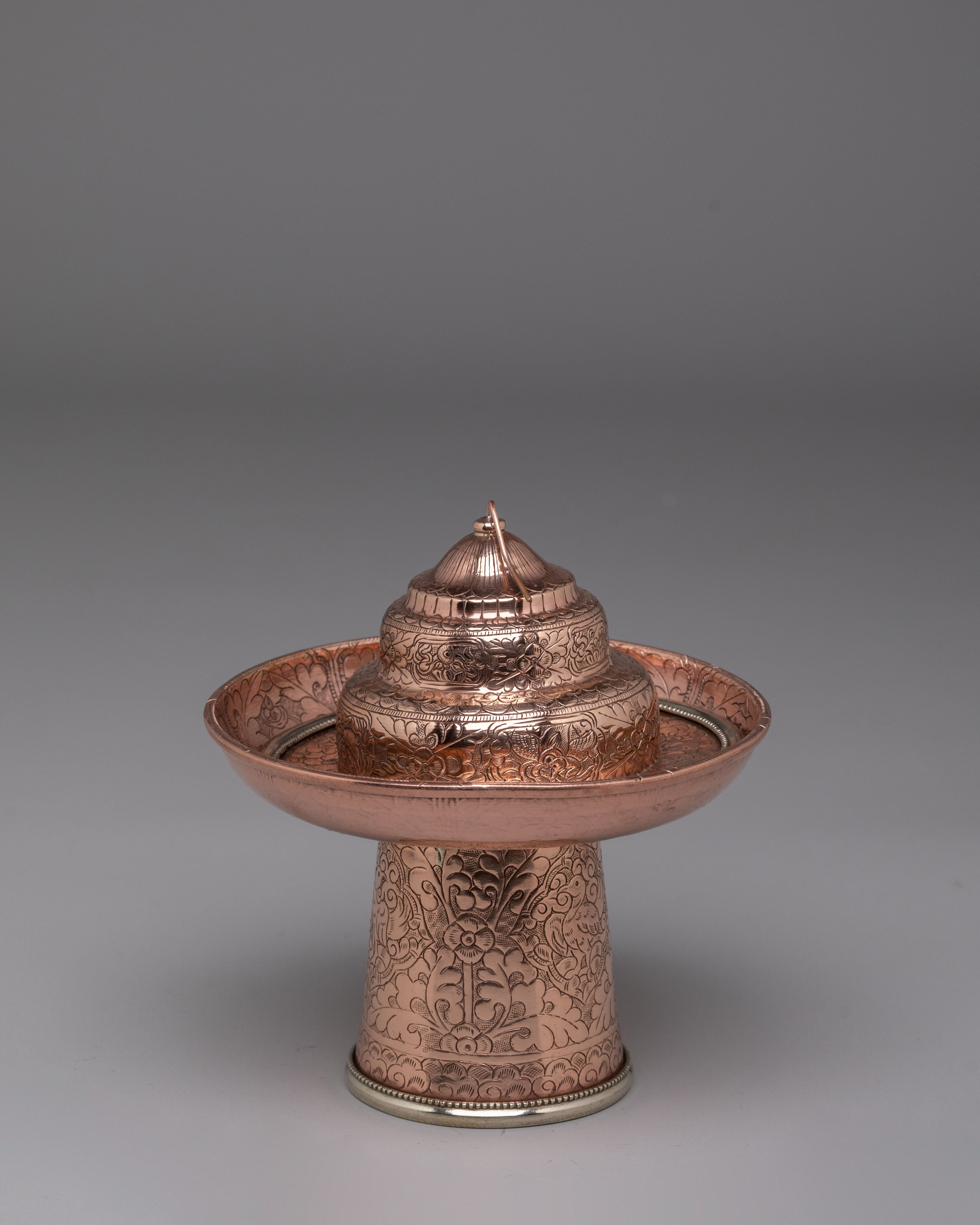 Tibetan Tea Cup Cover | Ritual Cover for Puja Offerings