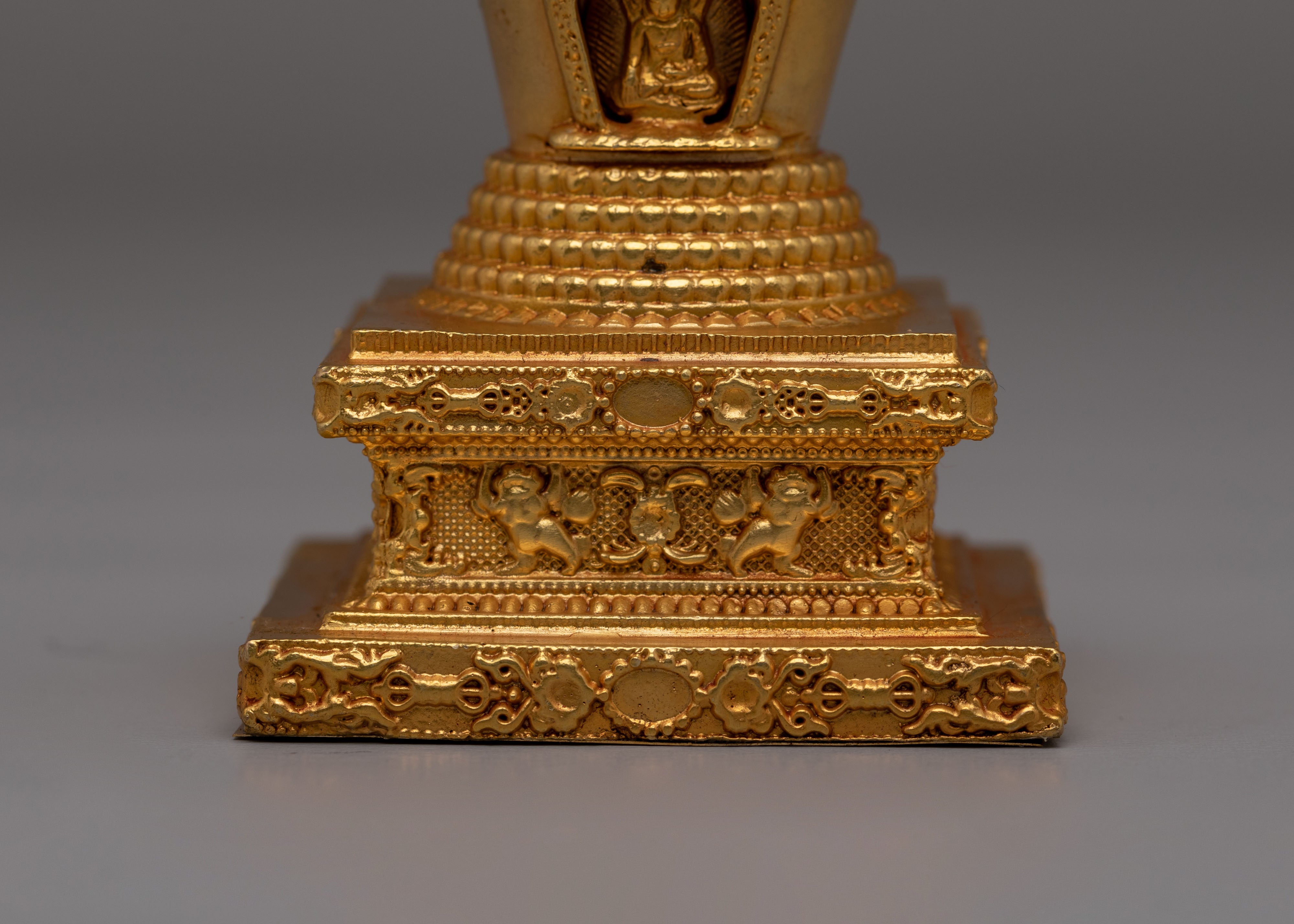 Sacred Tibetan Lotus Blossom Stupa | Buddhist Symbol of Enlightenment