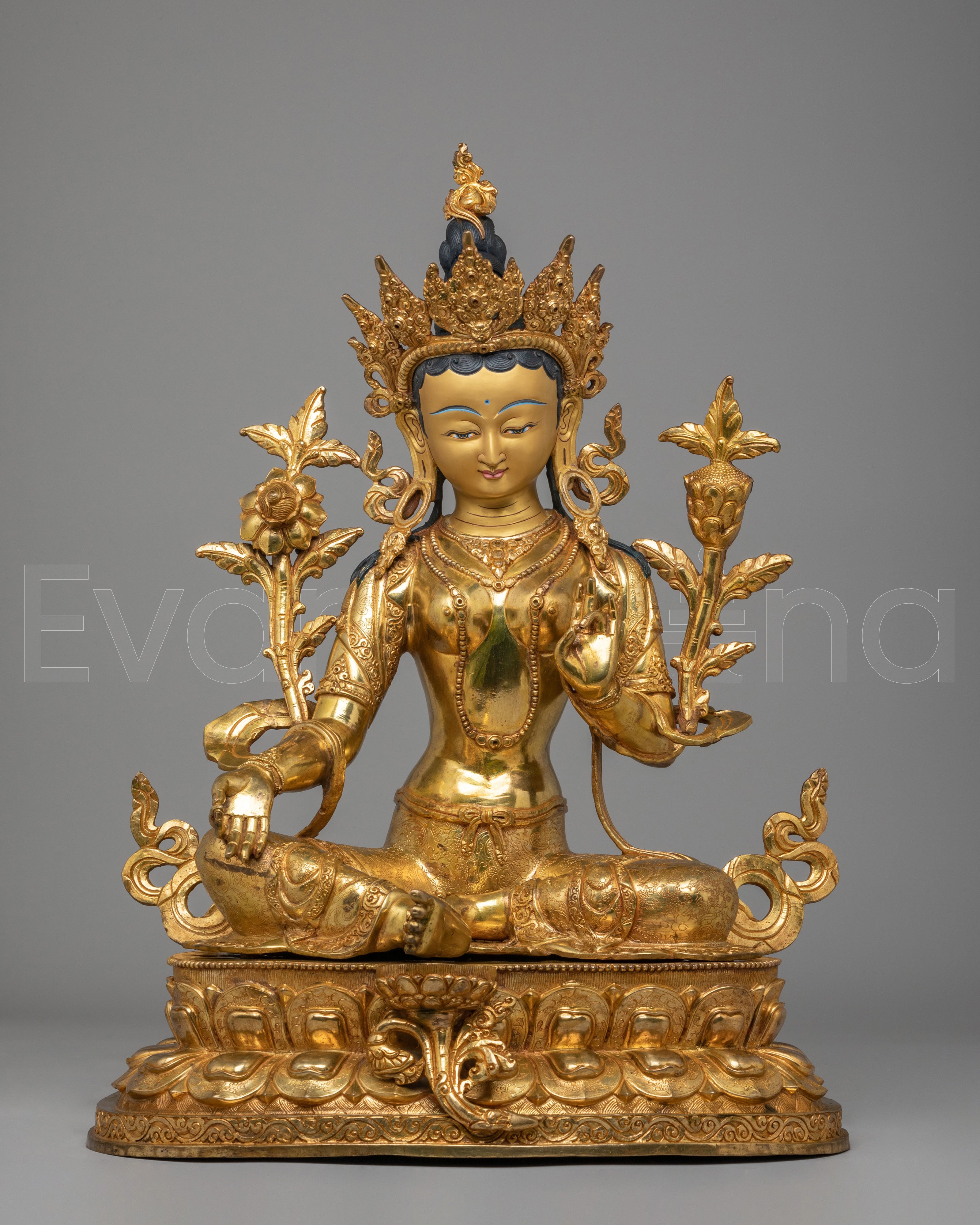 Himalayan Green Tara Statue