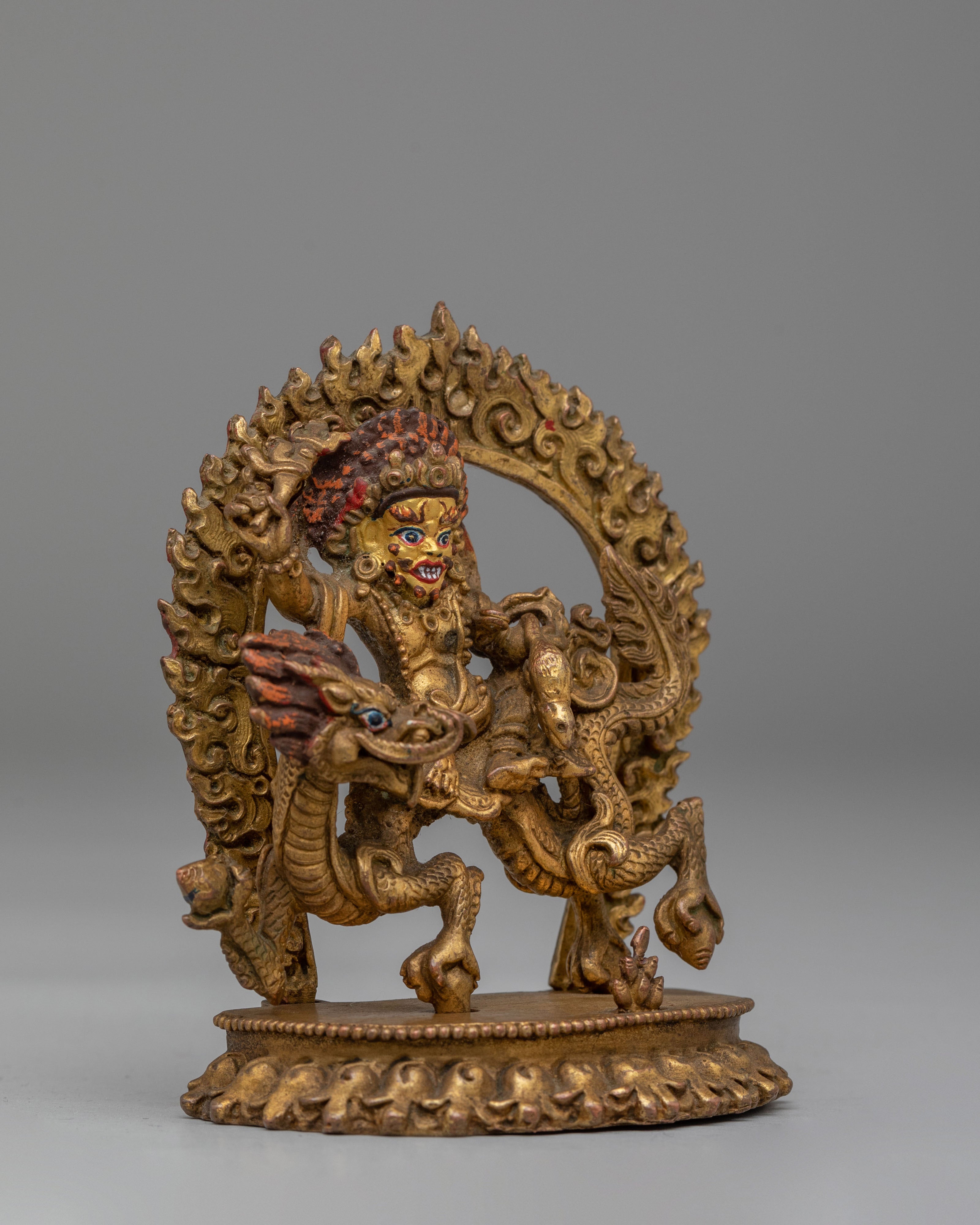 Himalayan White Dzambhala Statue | Symbol of Abundance