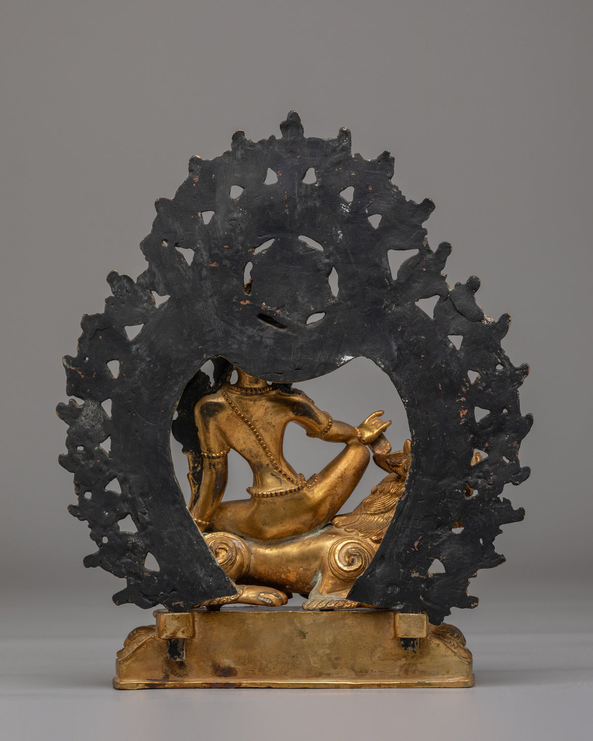 30 years Old Simhanada Manjushri Statue | Lion's Roar of Wisdom