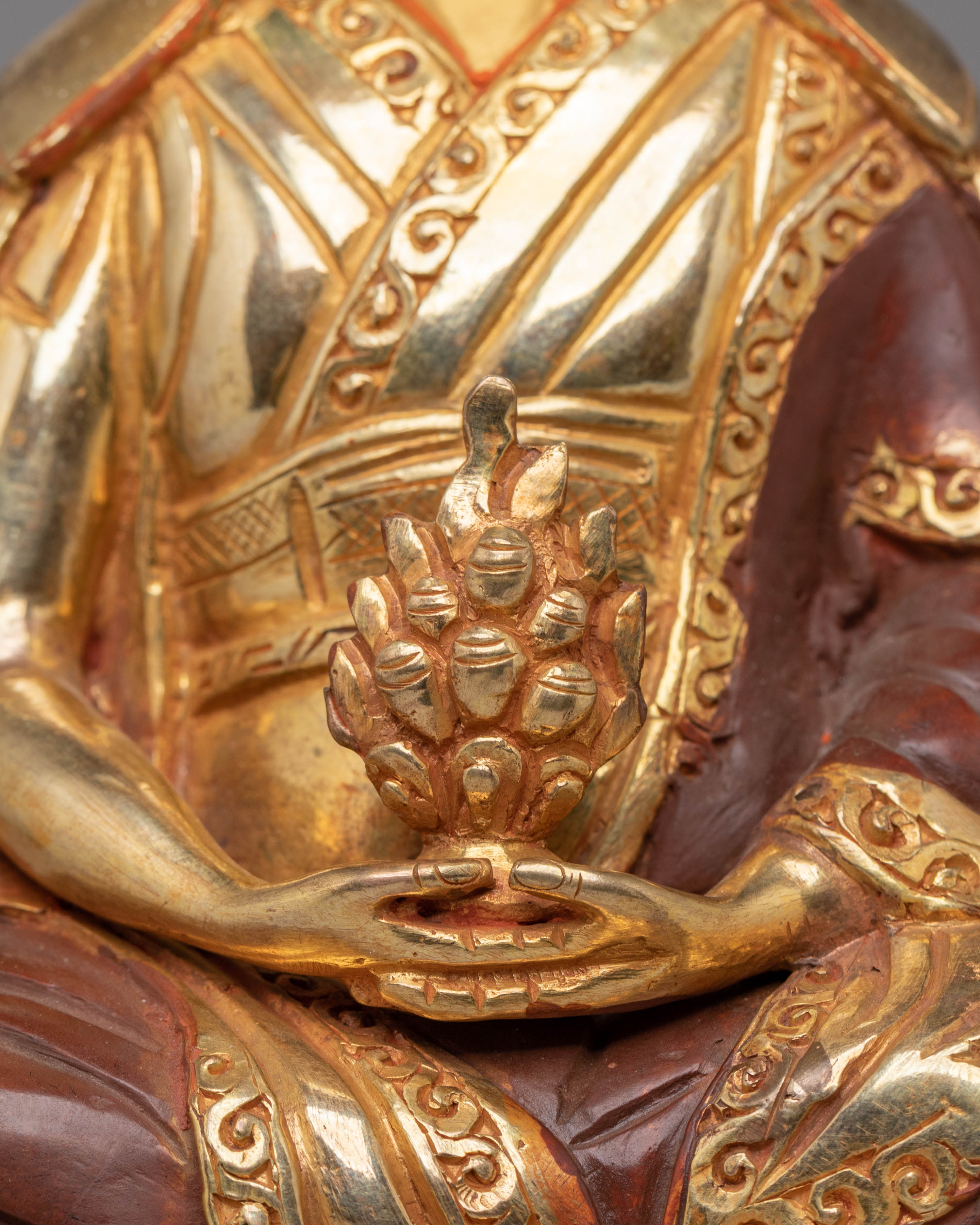 Handmade Marpha Sculpture Set | Peaceful Buddhist Art