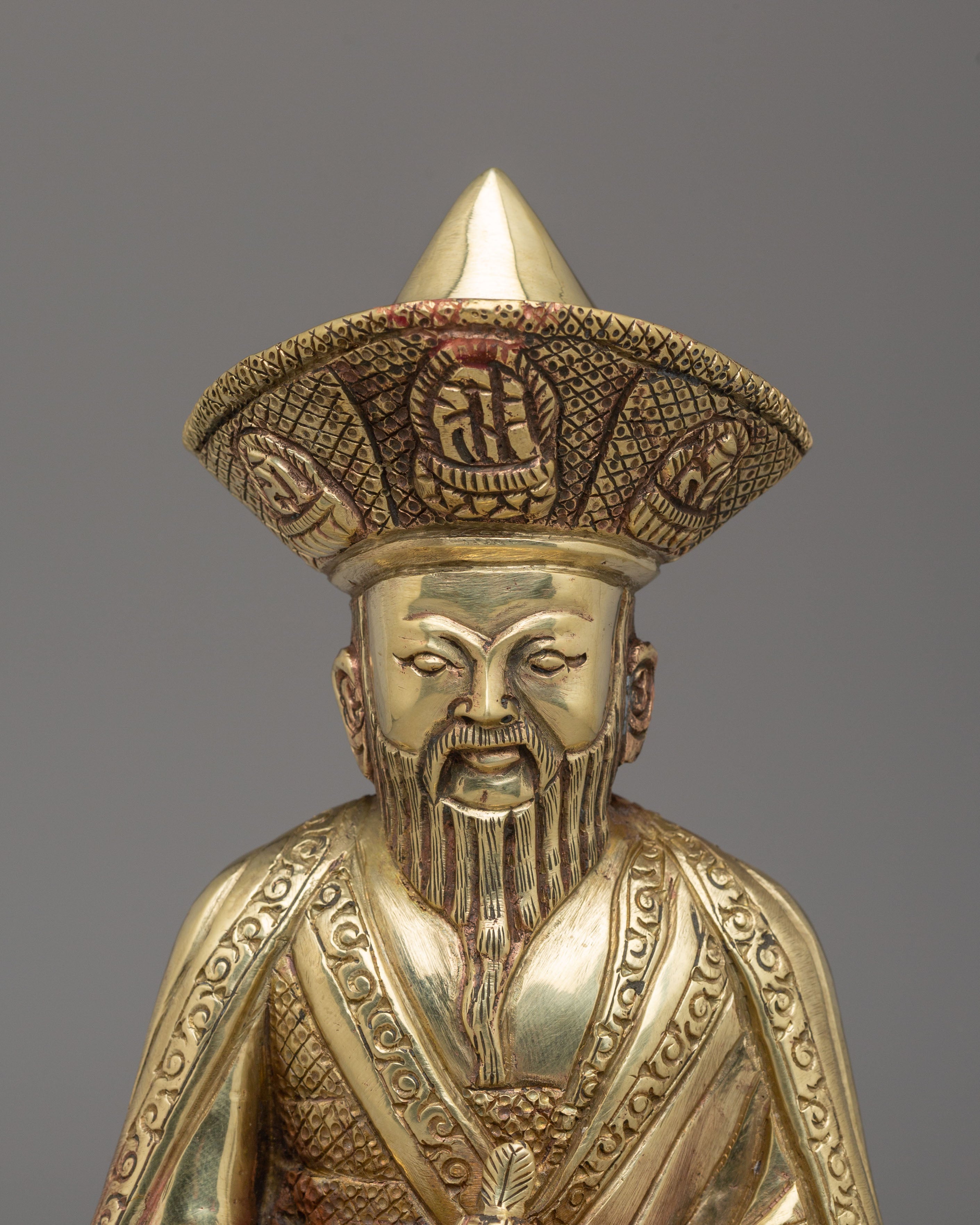 Handcrafted Sacred Guru Shapdum Statue | Spiritual Buddhist Art