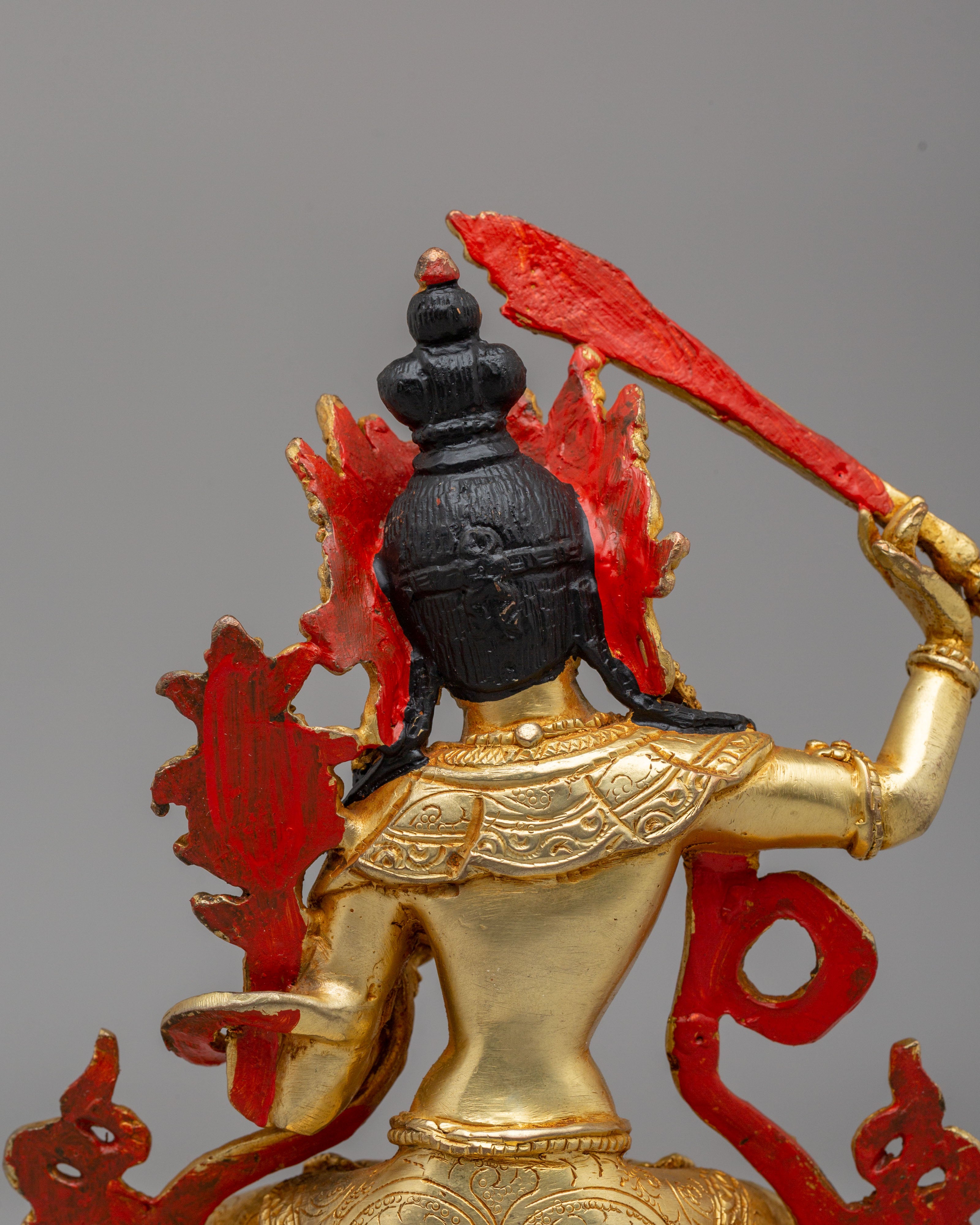 Sacred Bodhisattva Manjushri Statue | Wisdom Sculpture