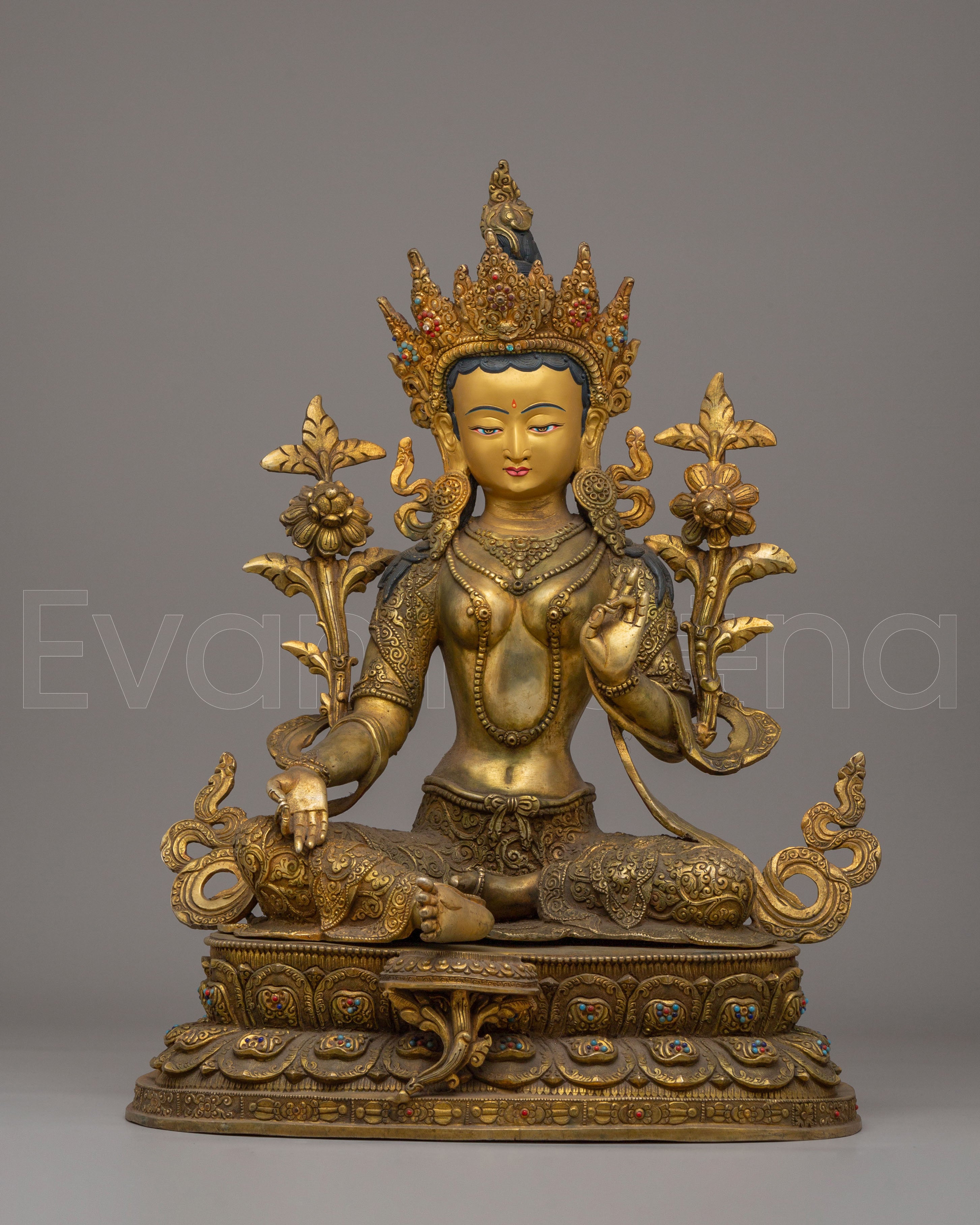 Green Tara Statue