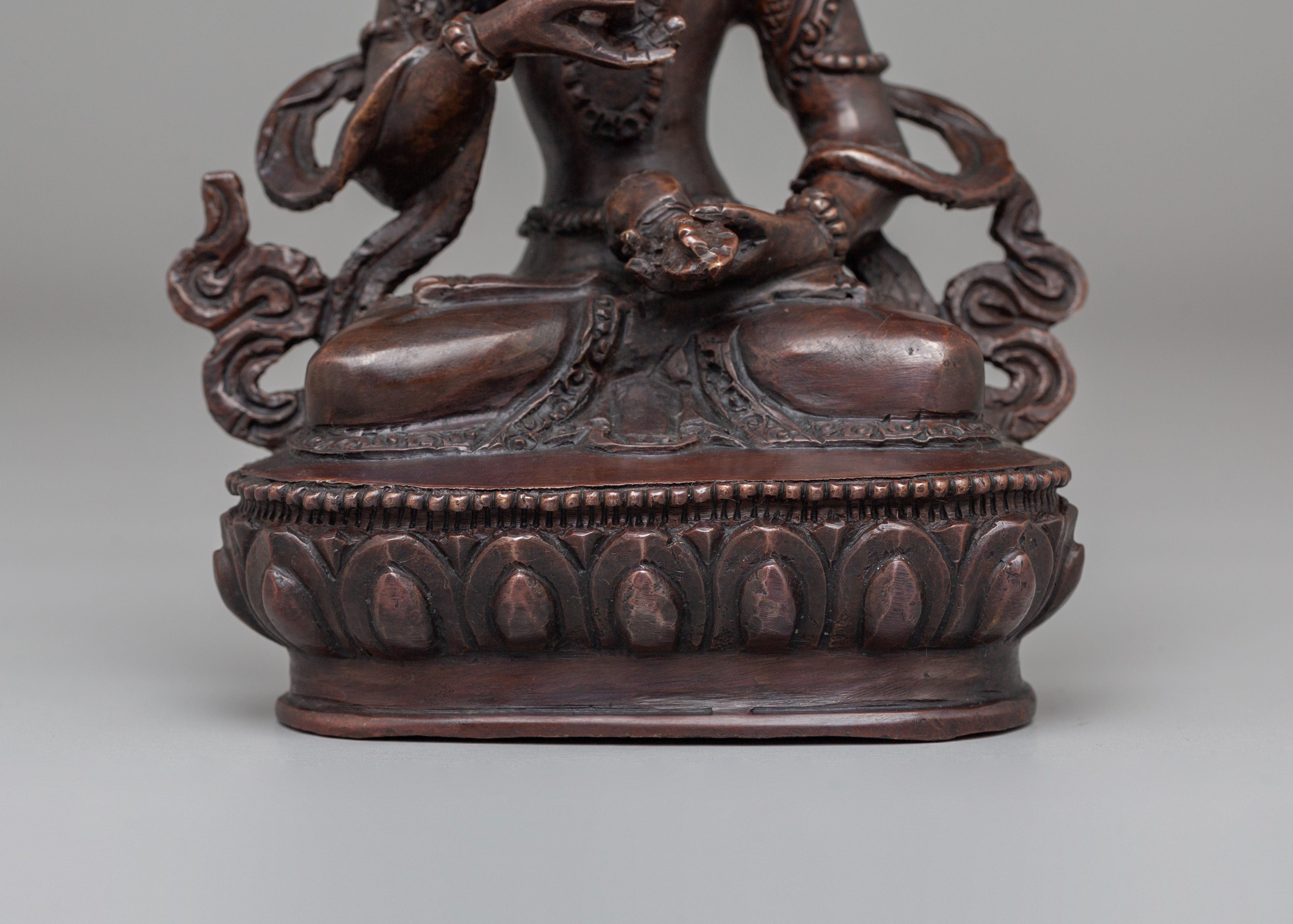 Spiritual Vajrasattva Deity Statue | Tibetan Buddhist Sculpture