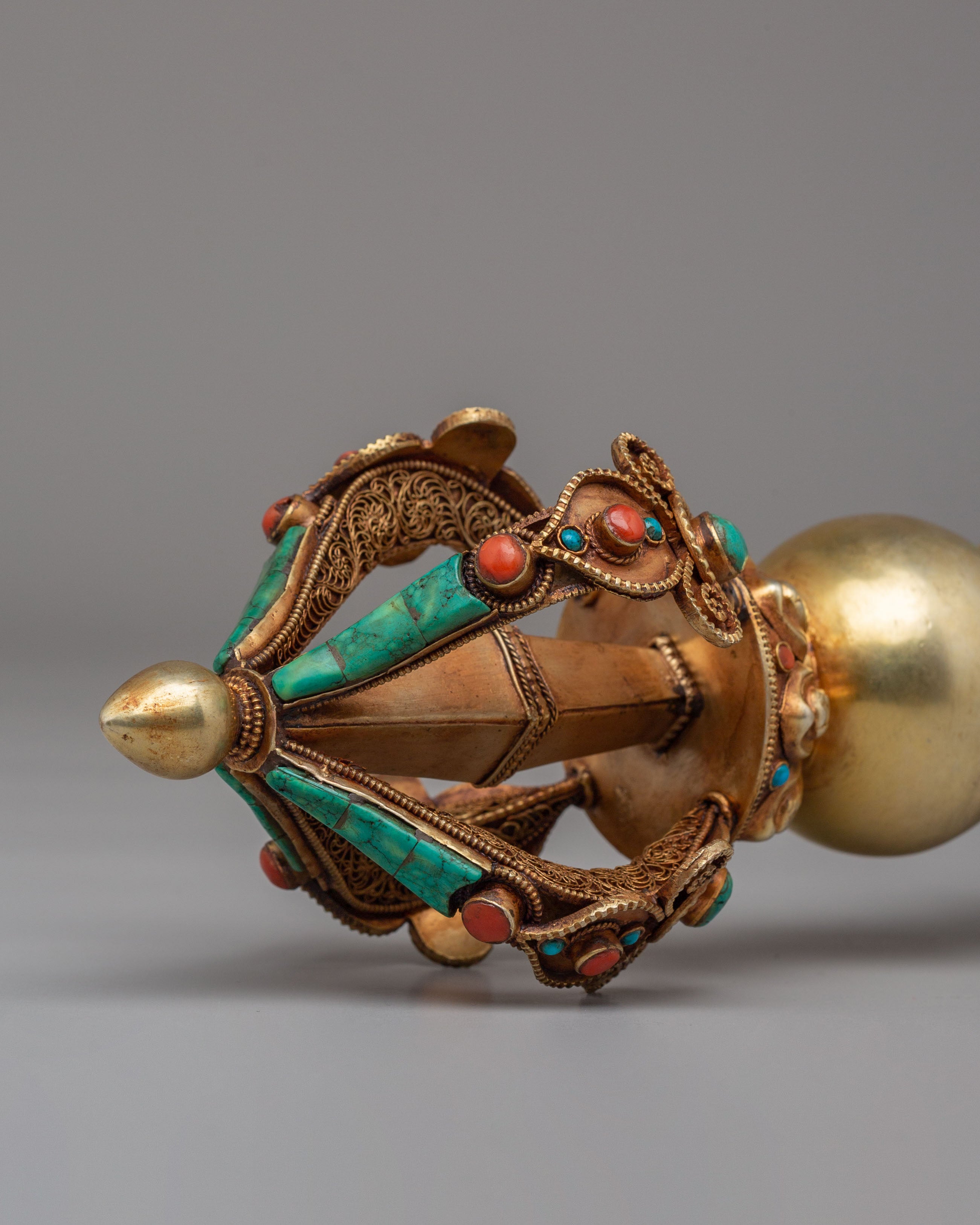 Handcrafted Tibetan Ritual Vajra | Symbol of Power and Protection