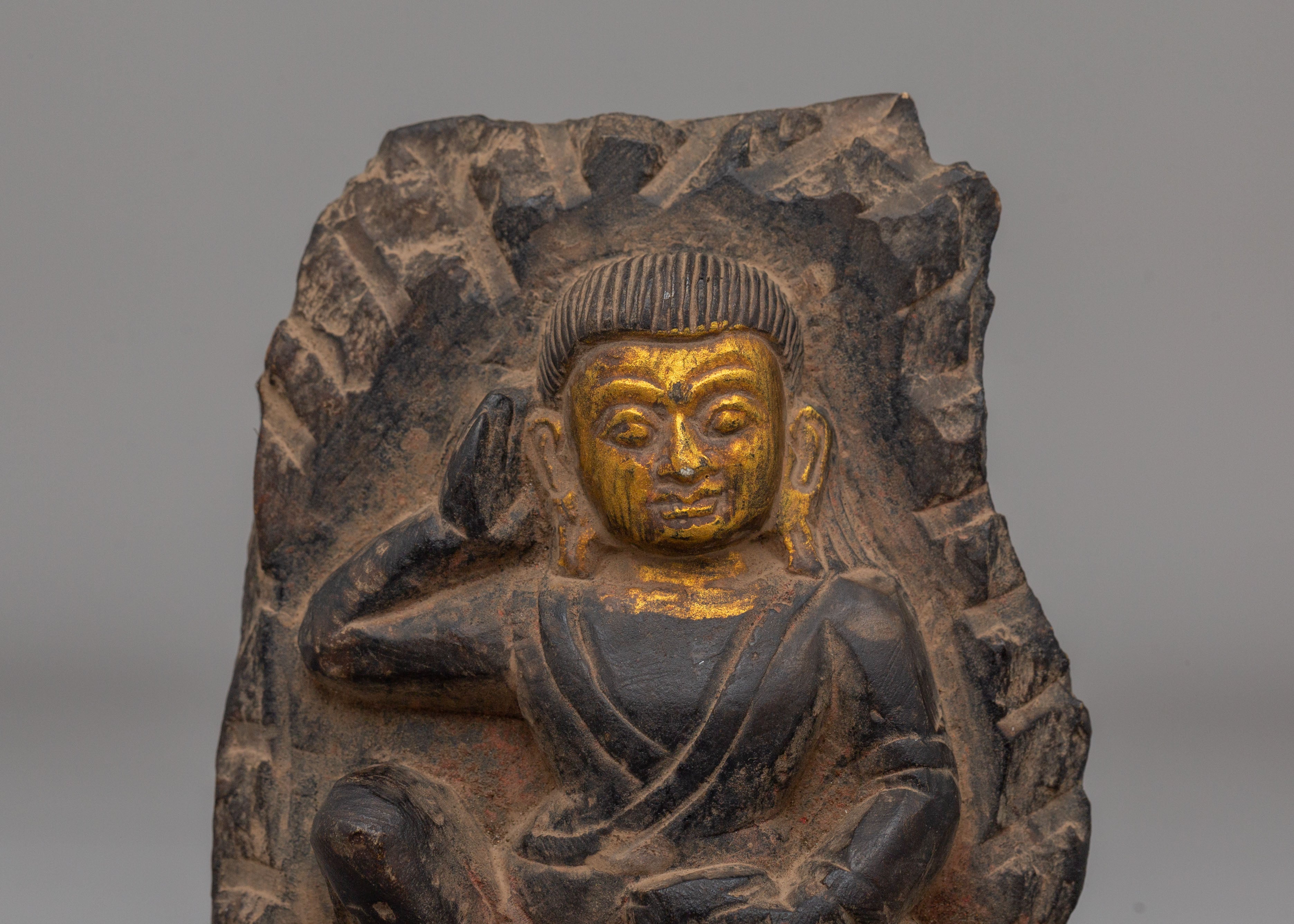 Handcrafted Milarepa Figurine | Tibetan Yogi Statue