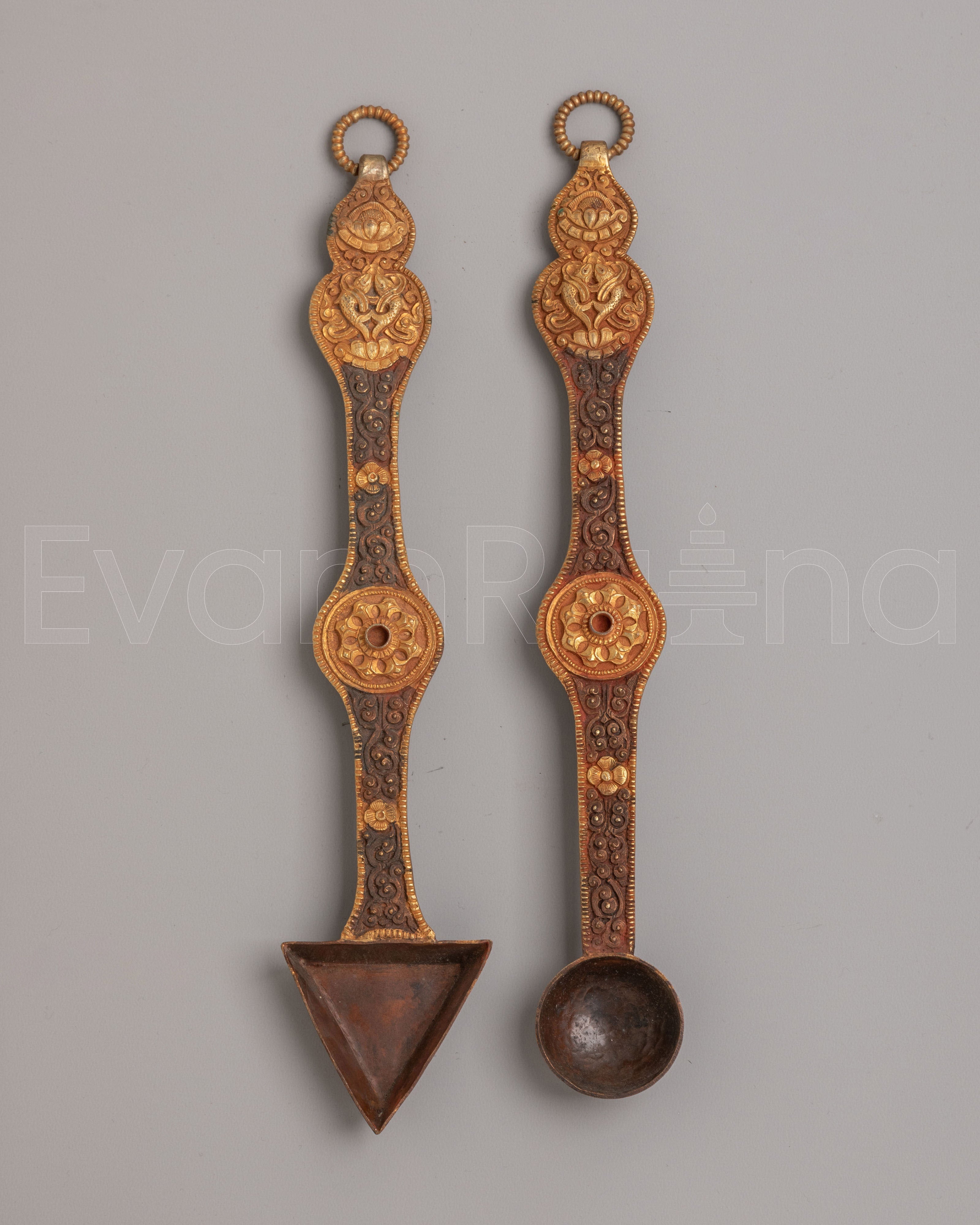 Handcrafted Ritual Altar Spoon Set 