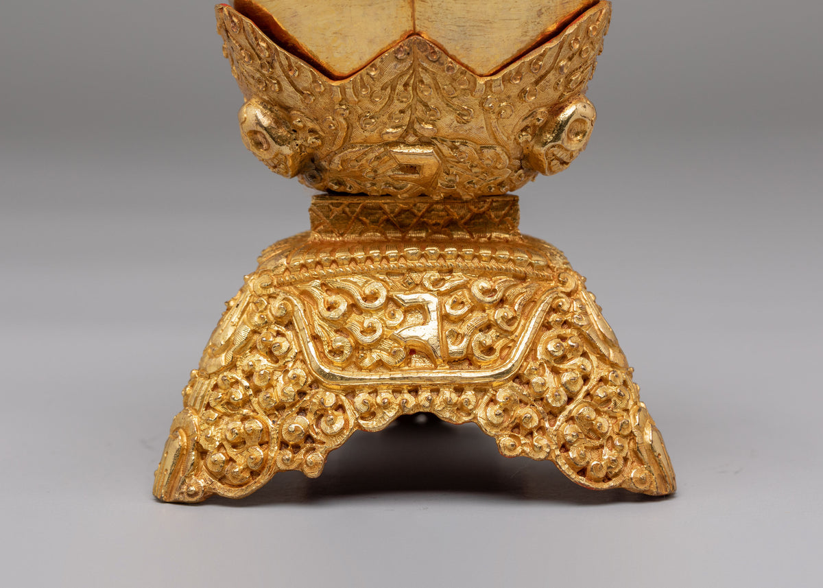 Himalayan Buddhist Kapala Set | Skull Cups for Ritual Use