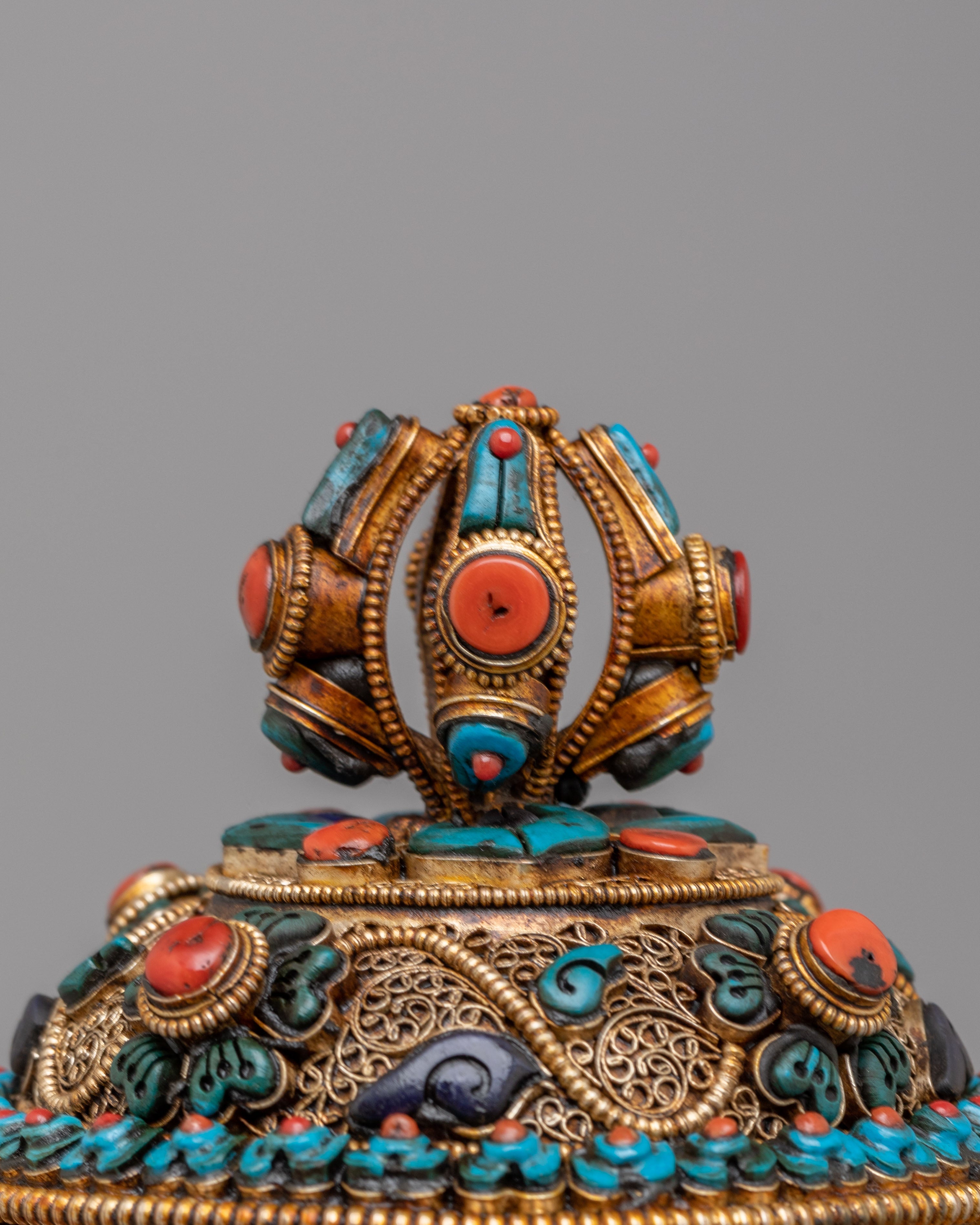 Traditional Tibetan Offering Rice Pot | A Sacred Vessel for Ritual Use