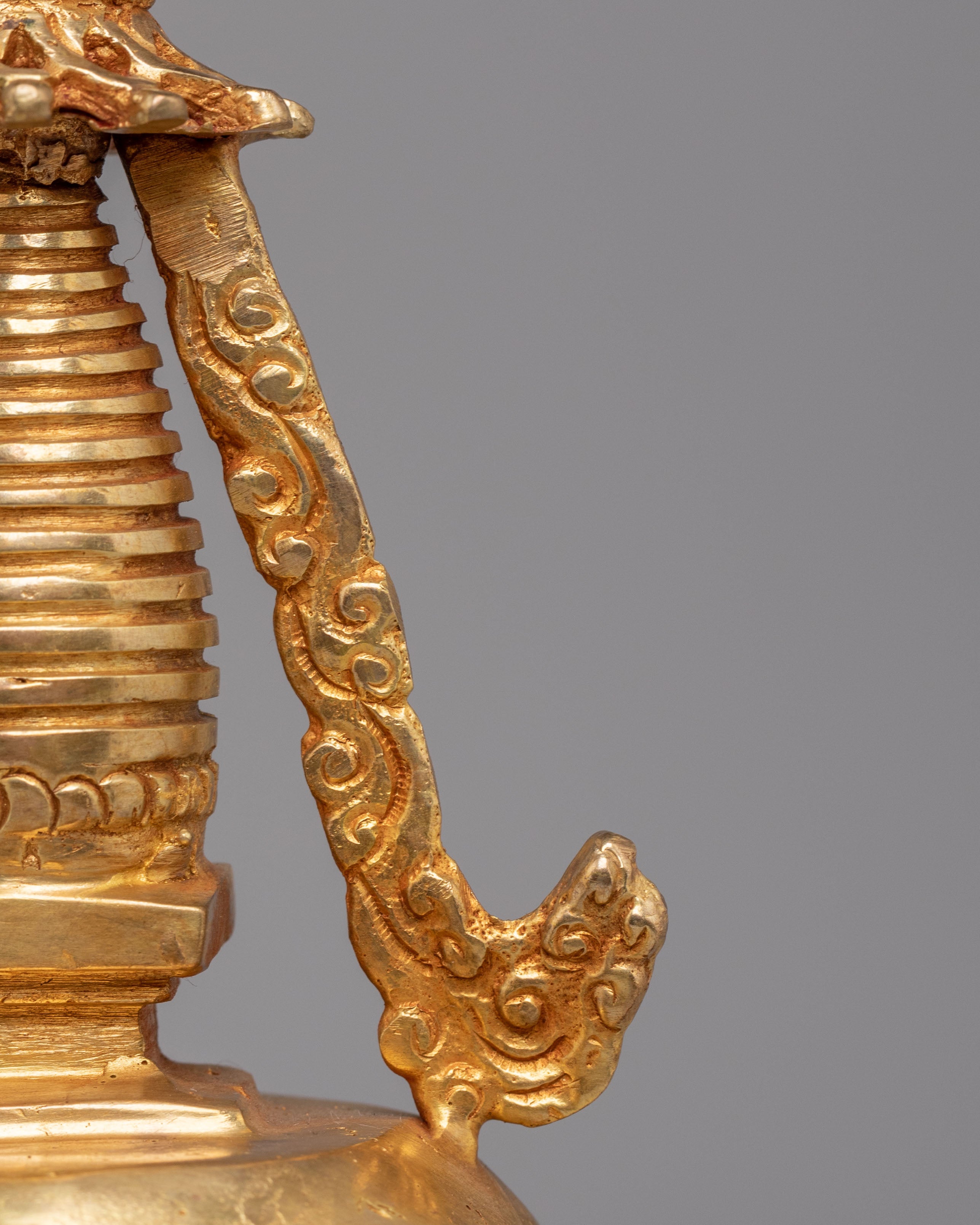 Spiritual Altar Enlightenment Stupa | Handcrafted Tibetan Stupa
