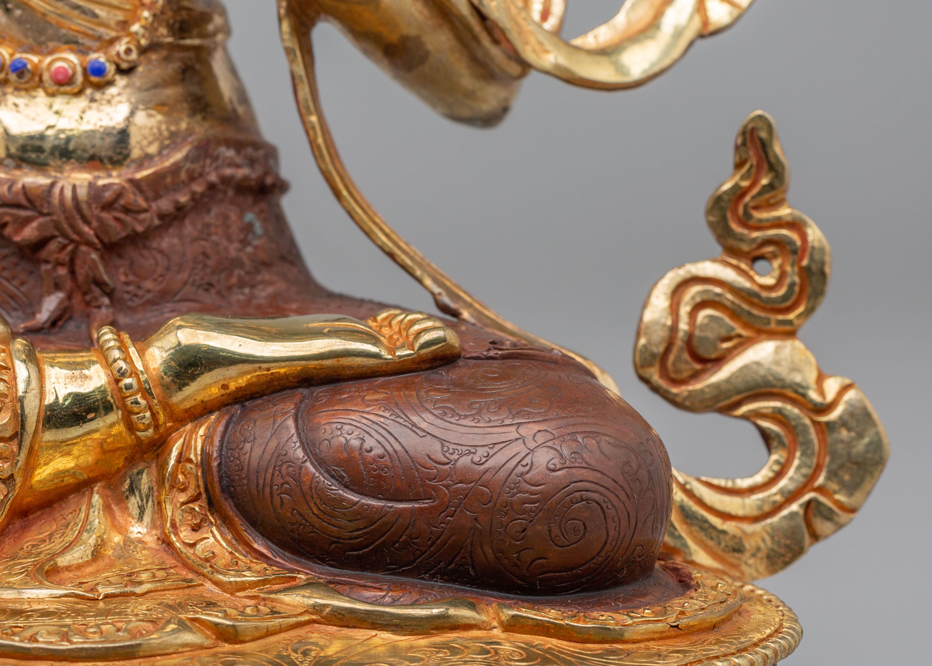 Handcrafted Manjushri Bodhisattva Statue | Spiritual Home Decor
