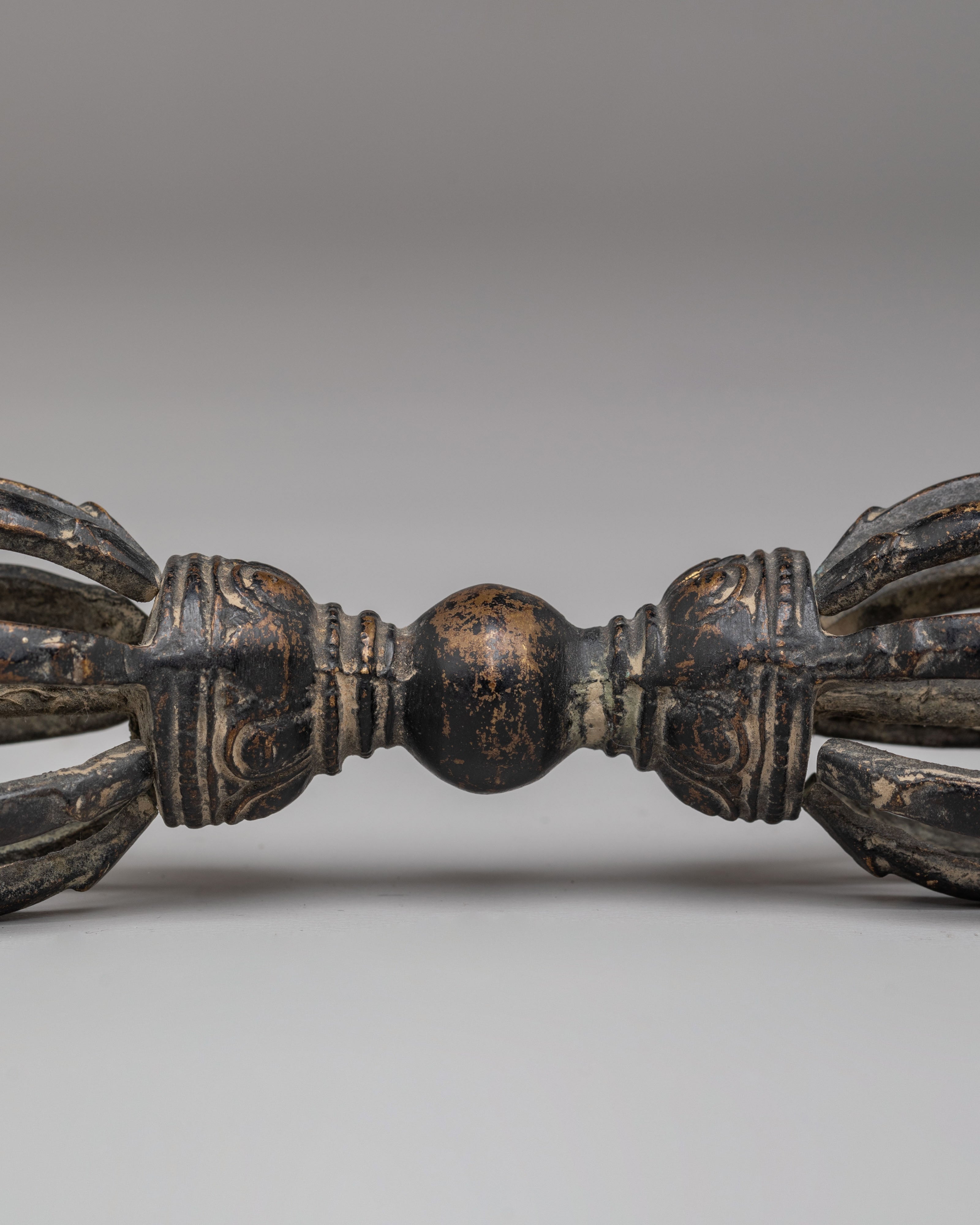 Handcrafted Himalayan Tibetan Vajra | Sacred Ritual Tool for Spiritual Practices