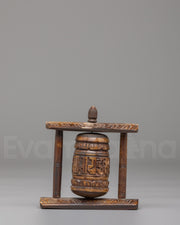 Buddhist Shrine Prayer Wheel 