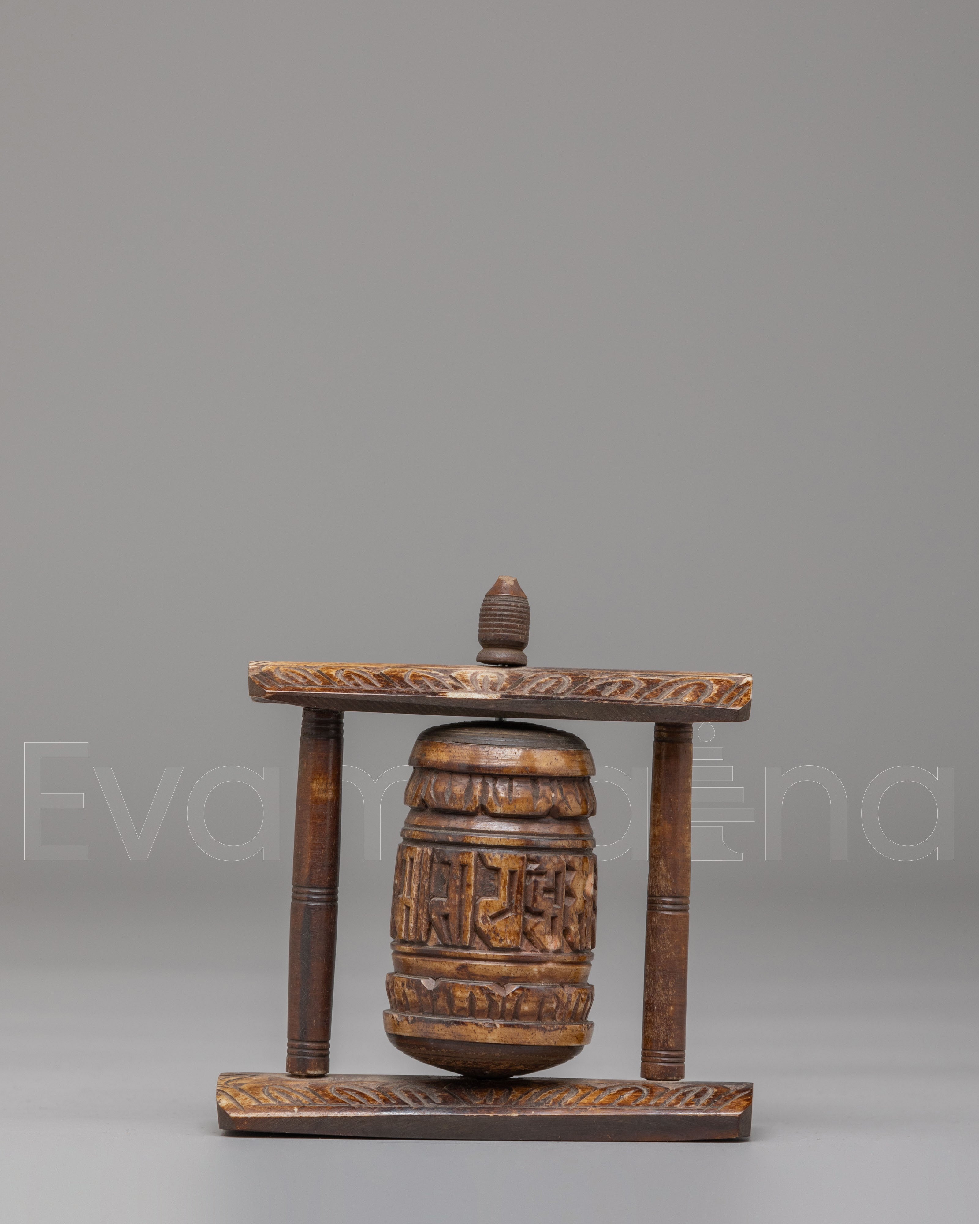 Buddhist Shrine Prayer Wheel 