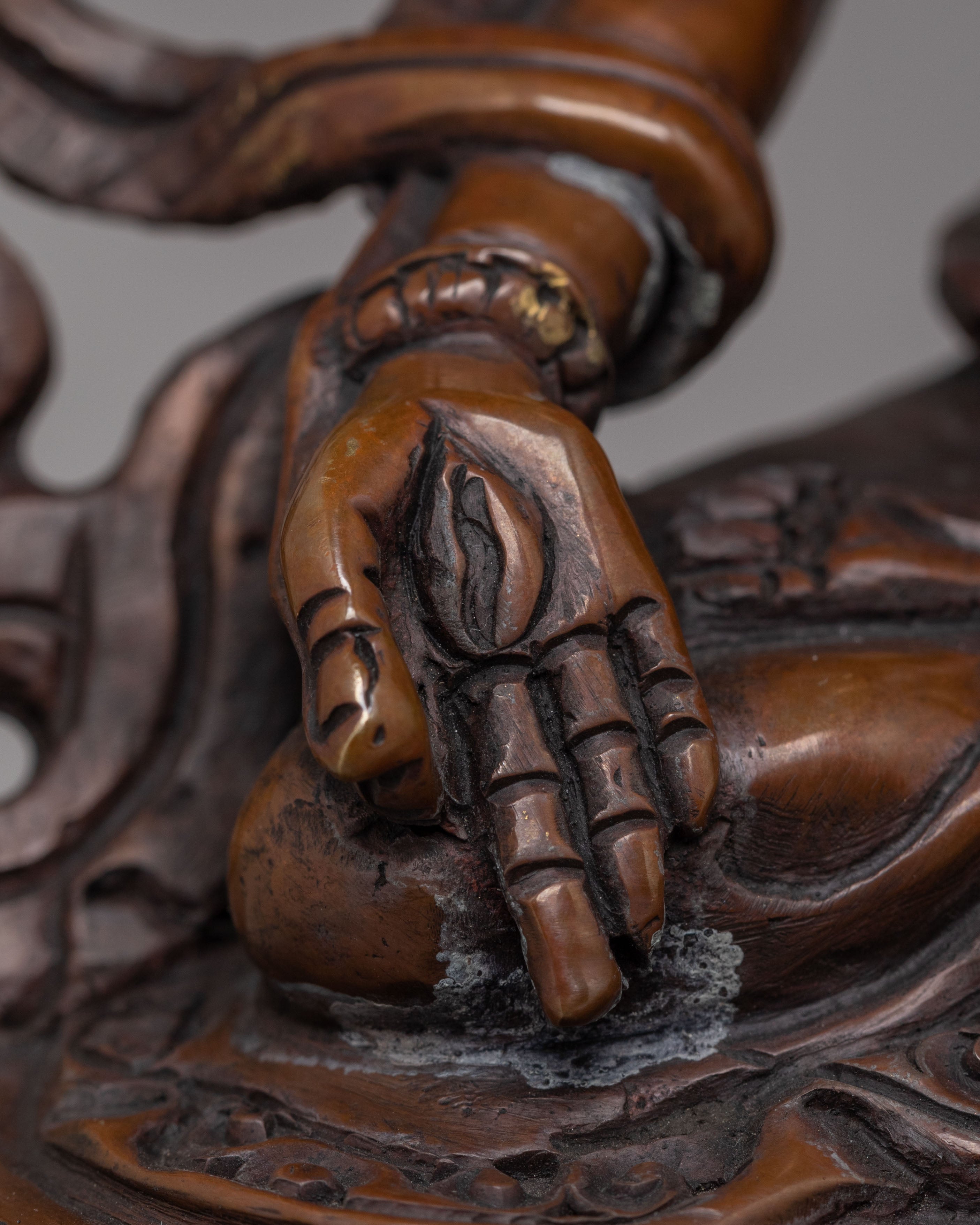 Himalayan White Tara Deity Statue | Sacred Tibetan Artwork