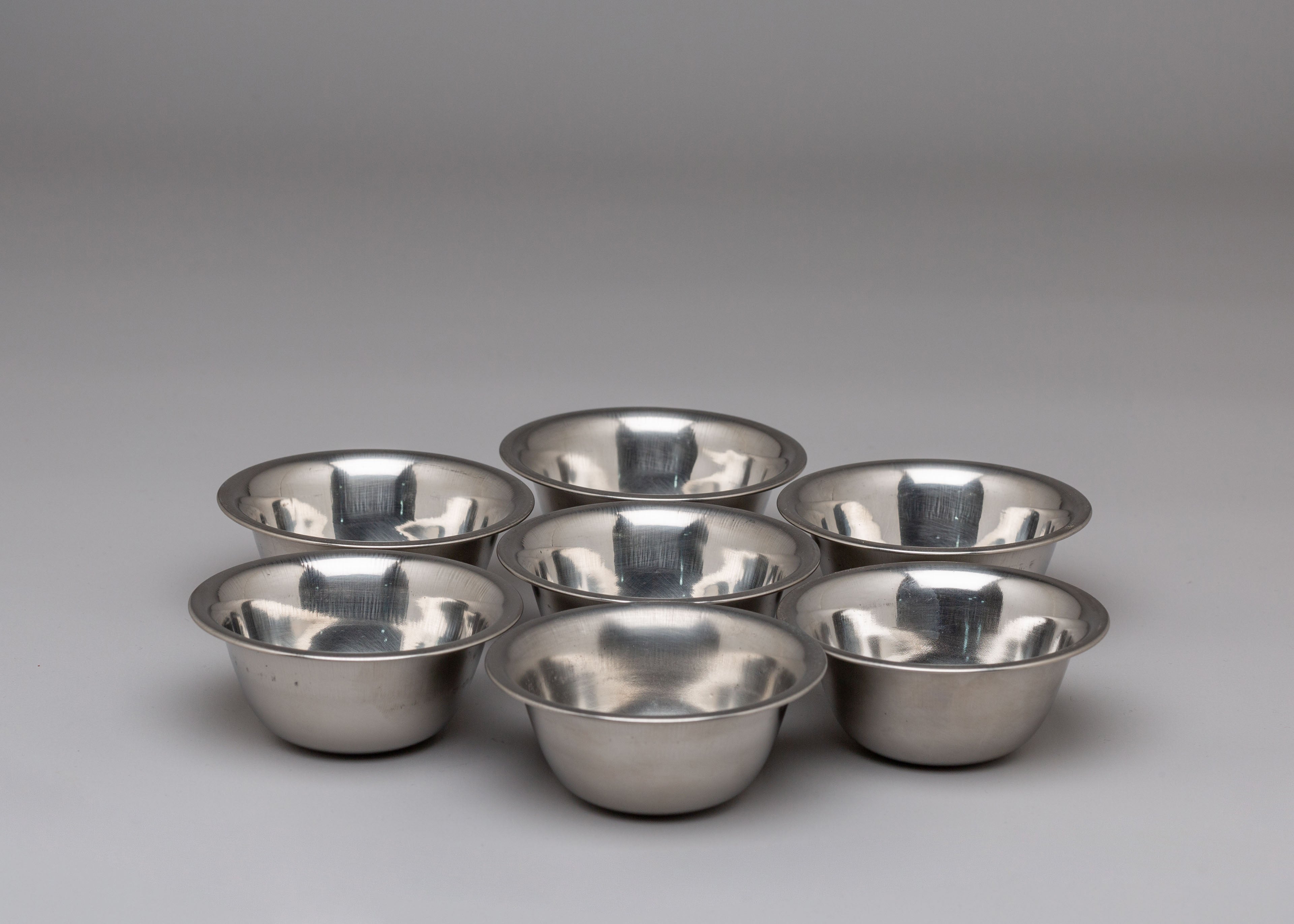 Sacred Buddhist Water Offering Vessels | Tibetan Ritual Bowl Set