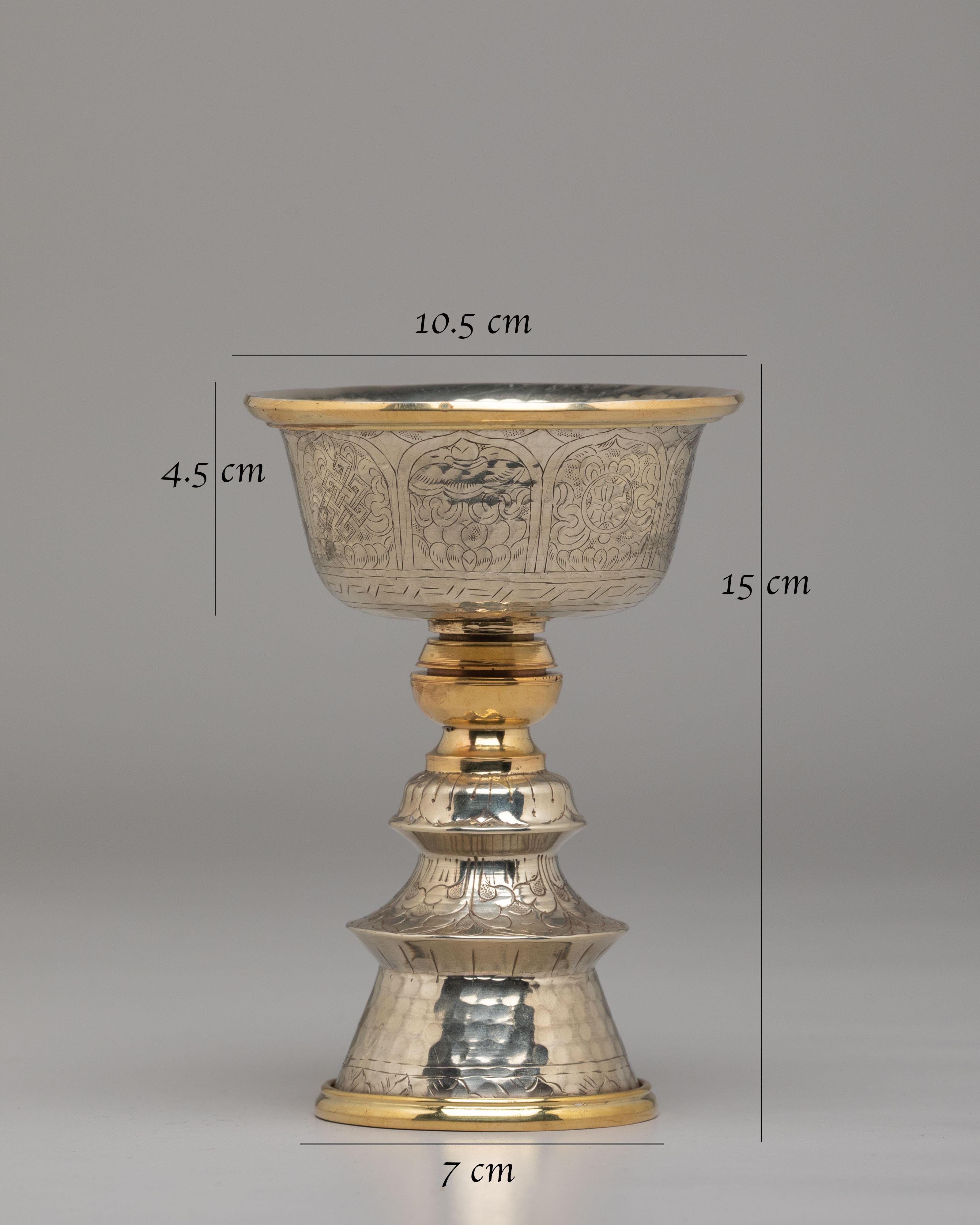 Traditional Butter Lamp for Puja | Tibetan Offering Lamps