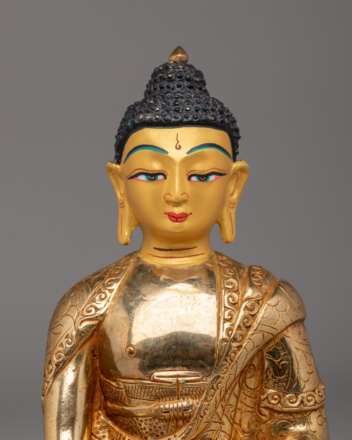 Bhumisparsha Shakyamuni Buddha Statue | Handcrafted Meditation Figurine