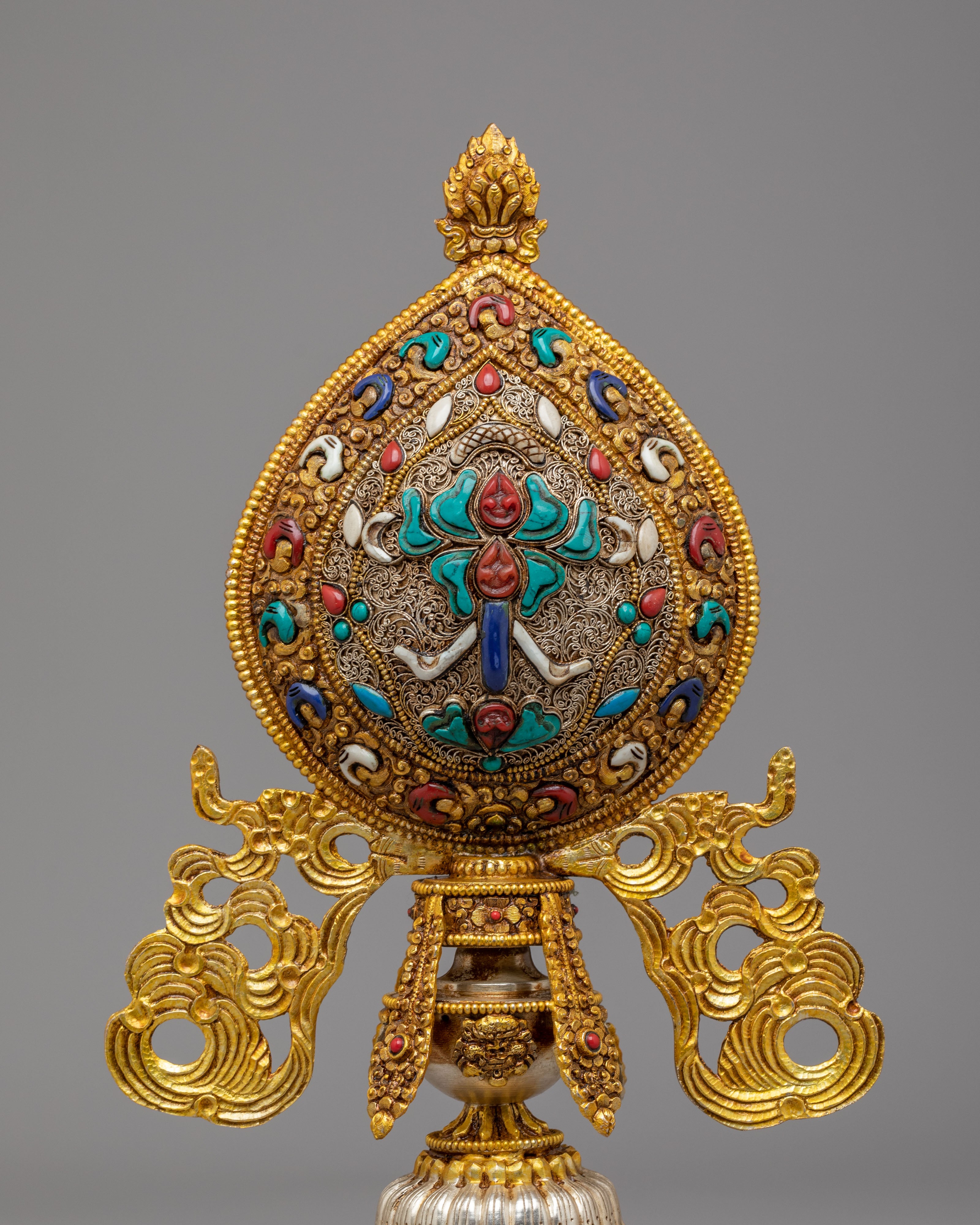 Ashtamangala Buddhist Symbol Set | Traditional Ritual Artwork