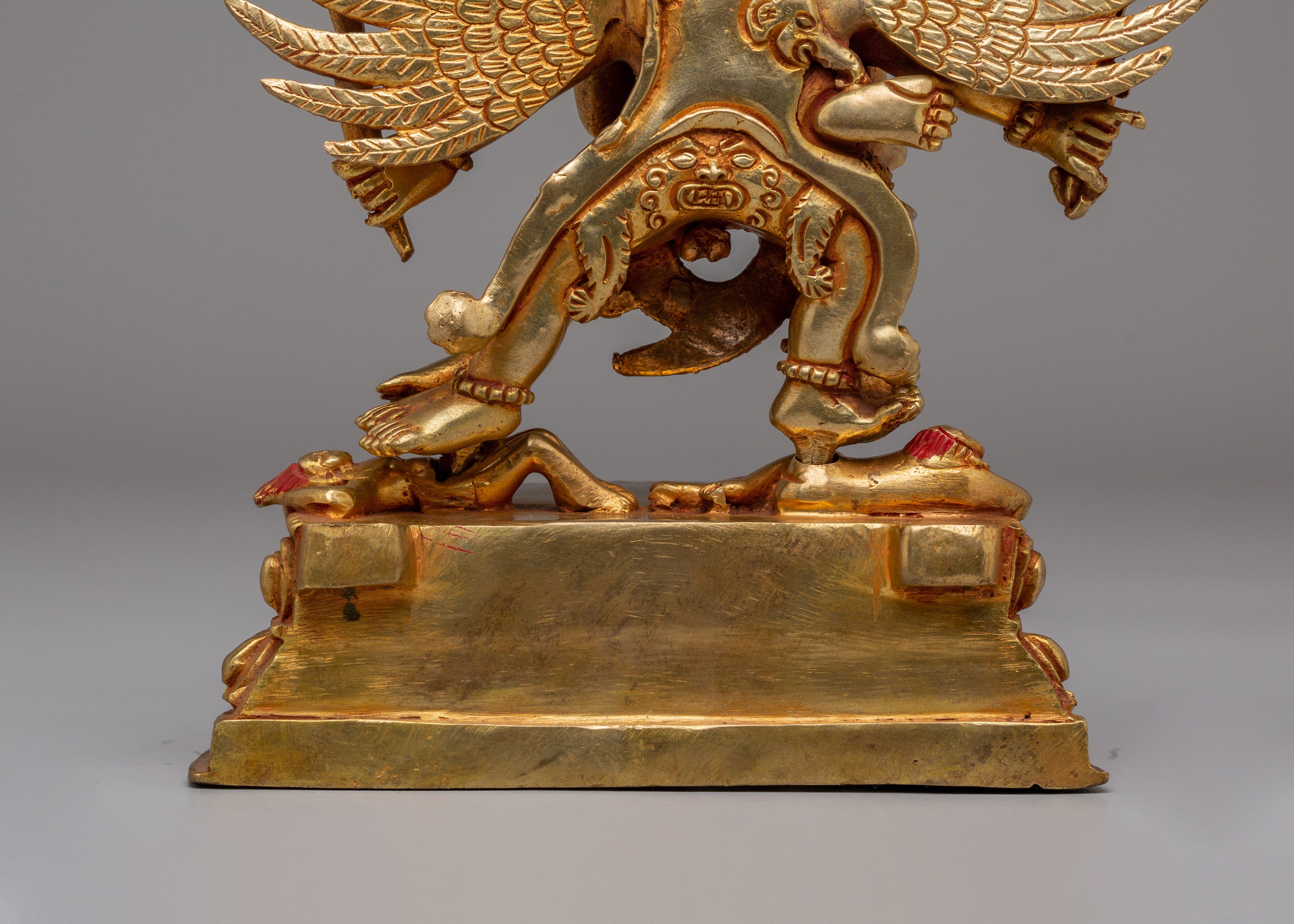 Handcrafted Altar Hayagriva Statue | Wrathful Deity Sculpture for Spiritual Protection