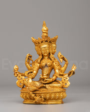 Wealth Deity Vasudhara Statue