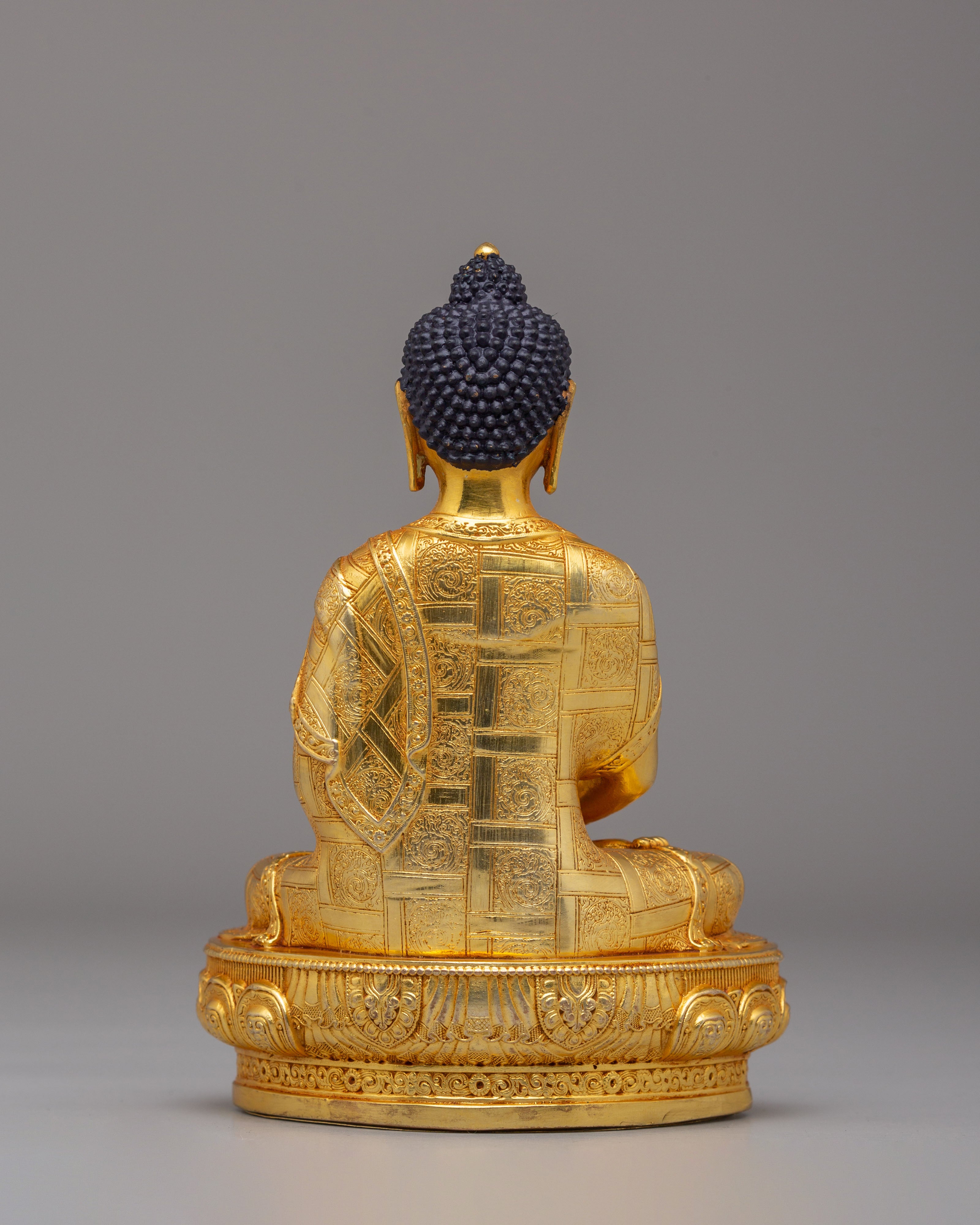 Handmade Three Buddha Statue Set | Shakyamuni, Amitabha & Medicine Buddha