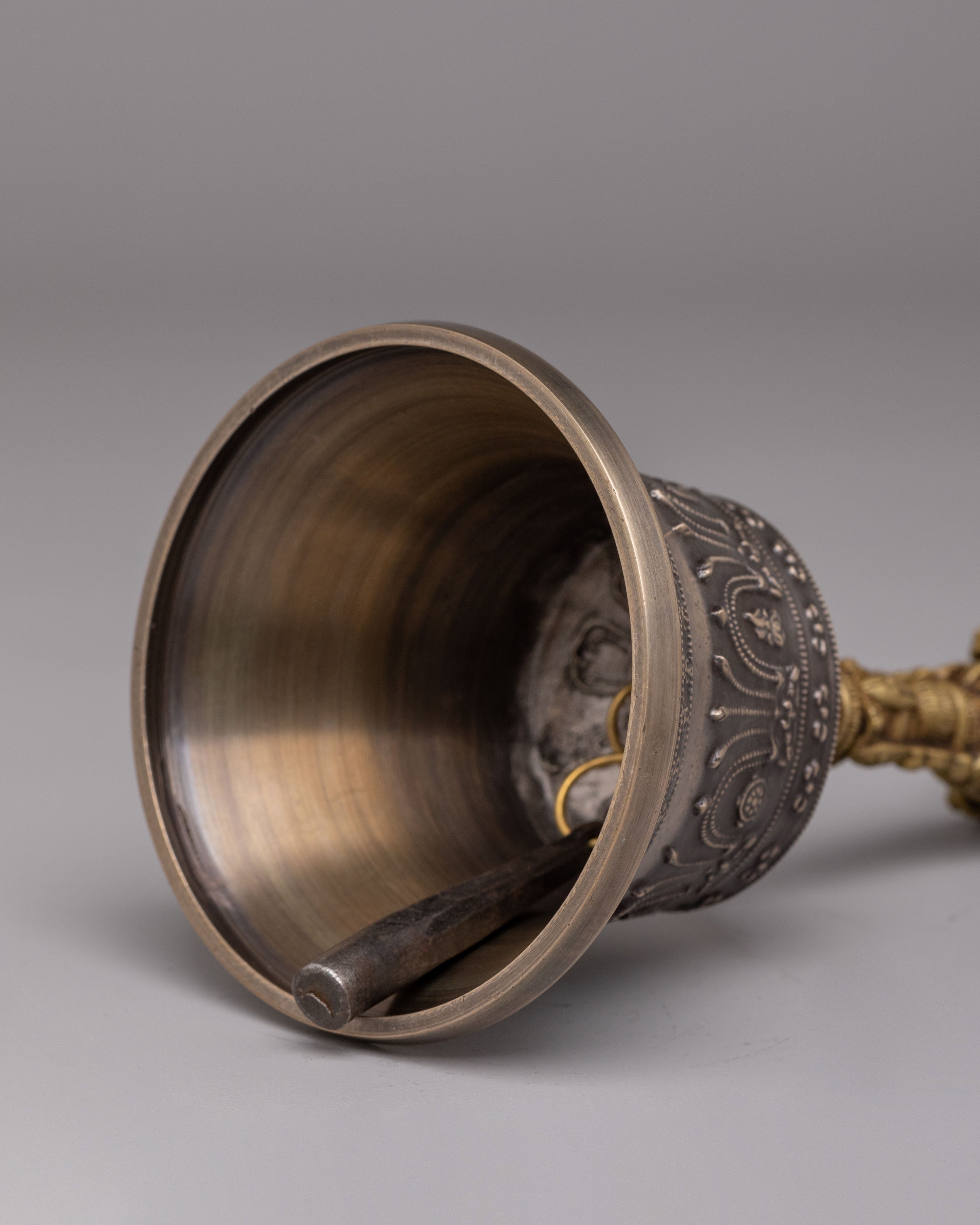 Tibetan Dorje and Bell for Altar Use | Vajra Bell for Buddhist Meditation