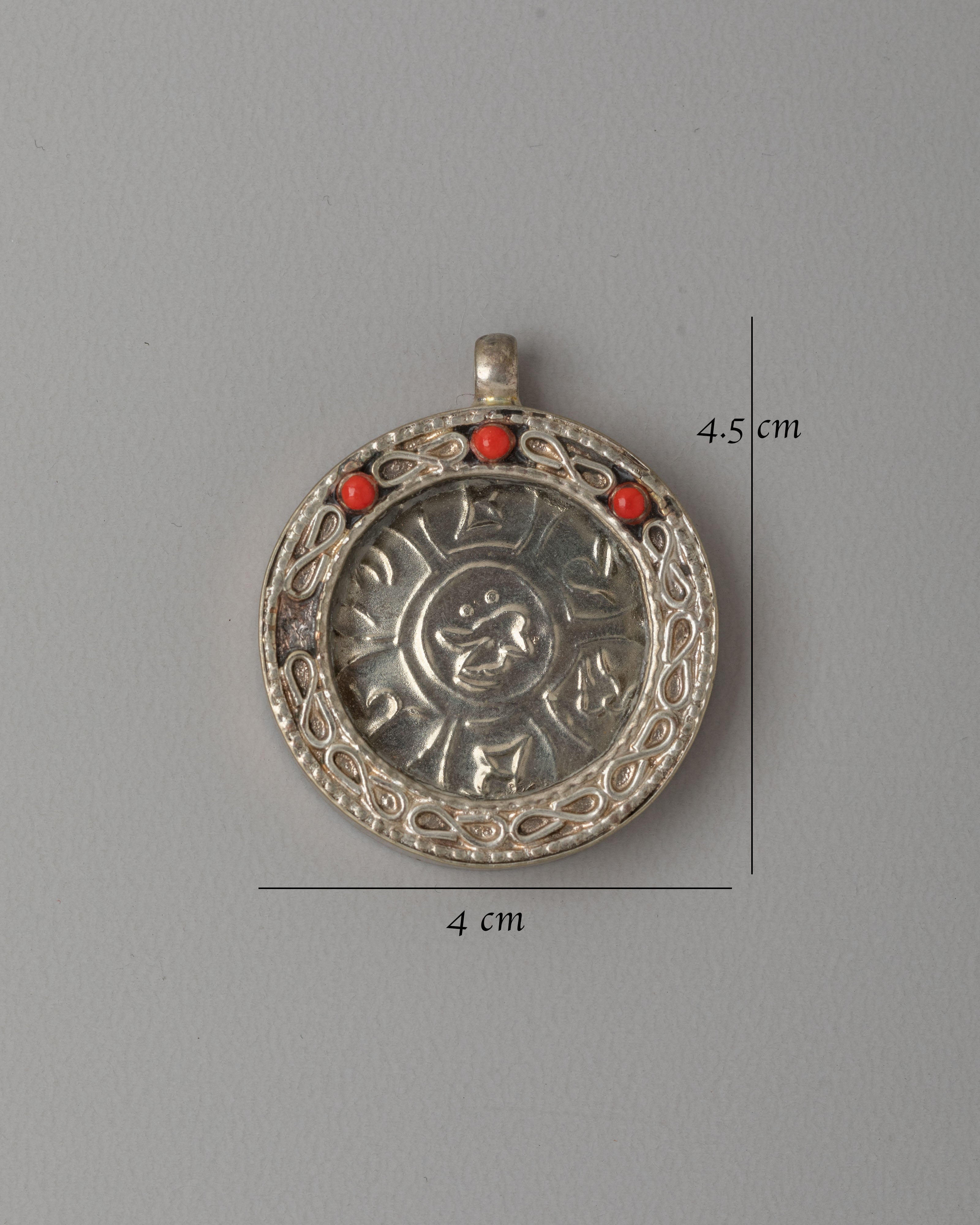 Himalayan Sacred Tibetan Locket | Handcrafted Spiritual Pendant