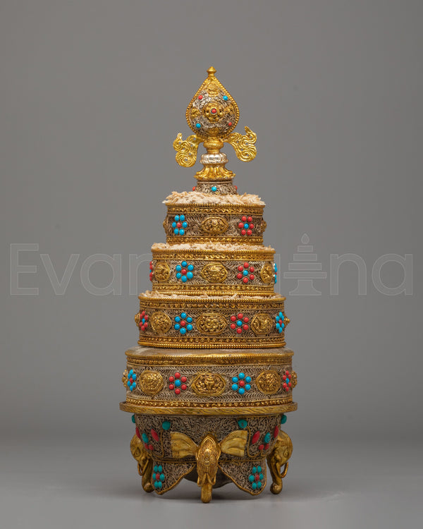 Handcrafted Tibetan Mandala for Rituals | Sacred Art for Spiritual Practices