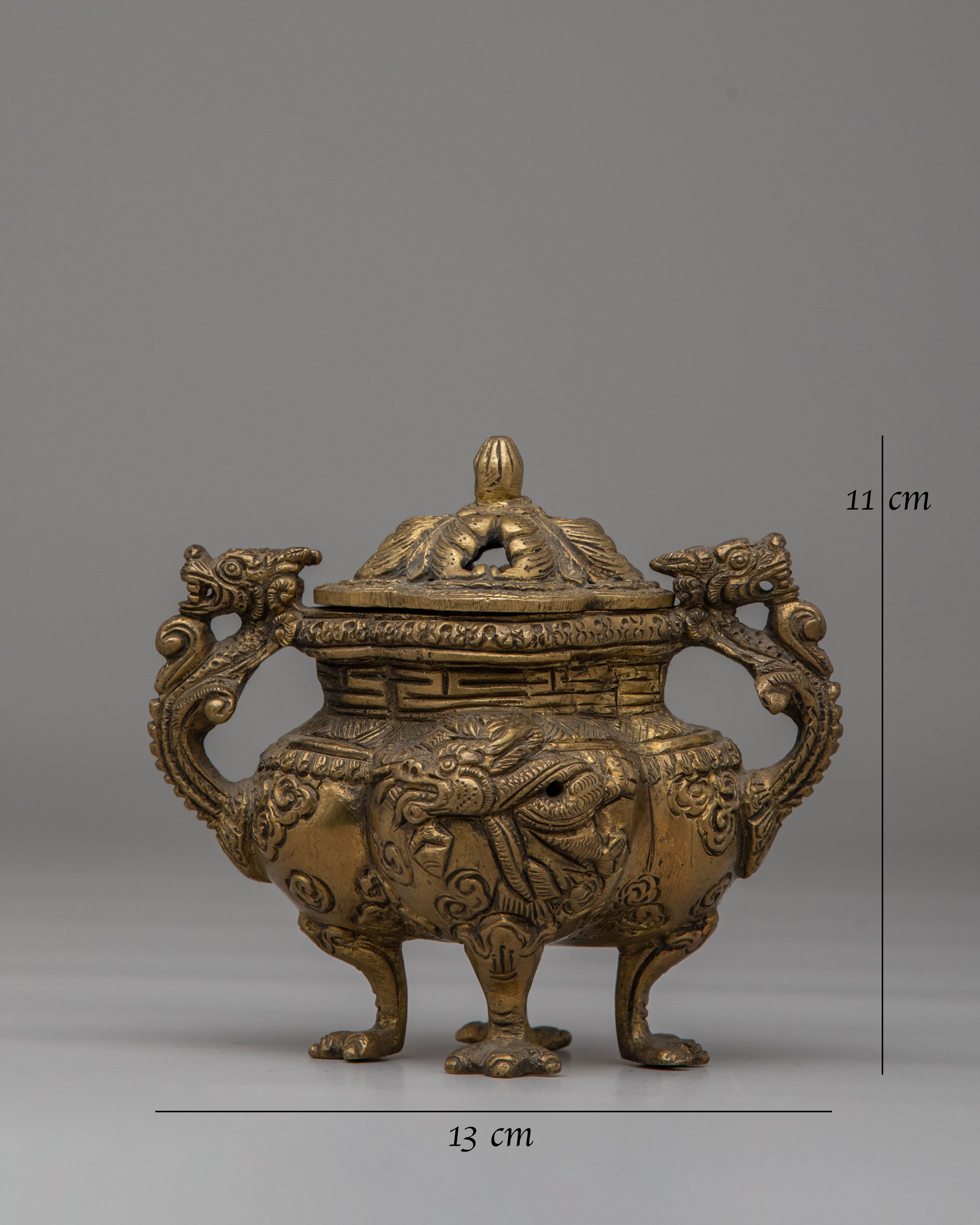 Handcrafted Incense Burner for Ritual | Brass Insence Burner
