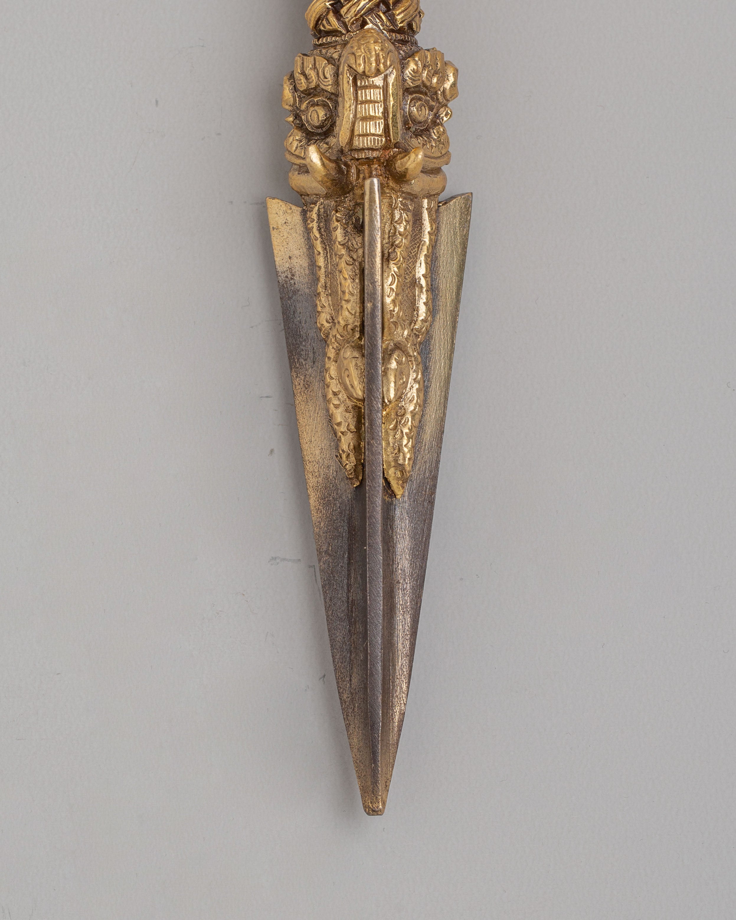 Tibetan Three-Sided Phurba | Handcrafted Ritual Dagger