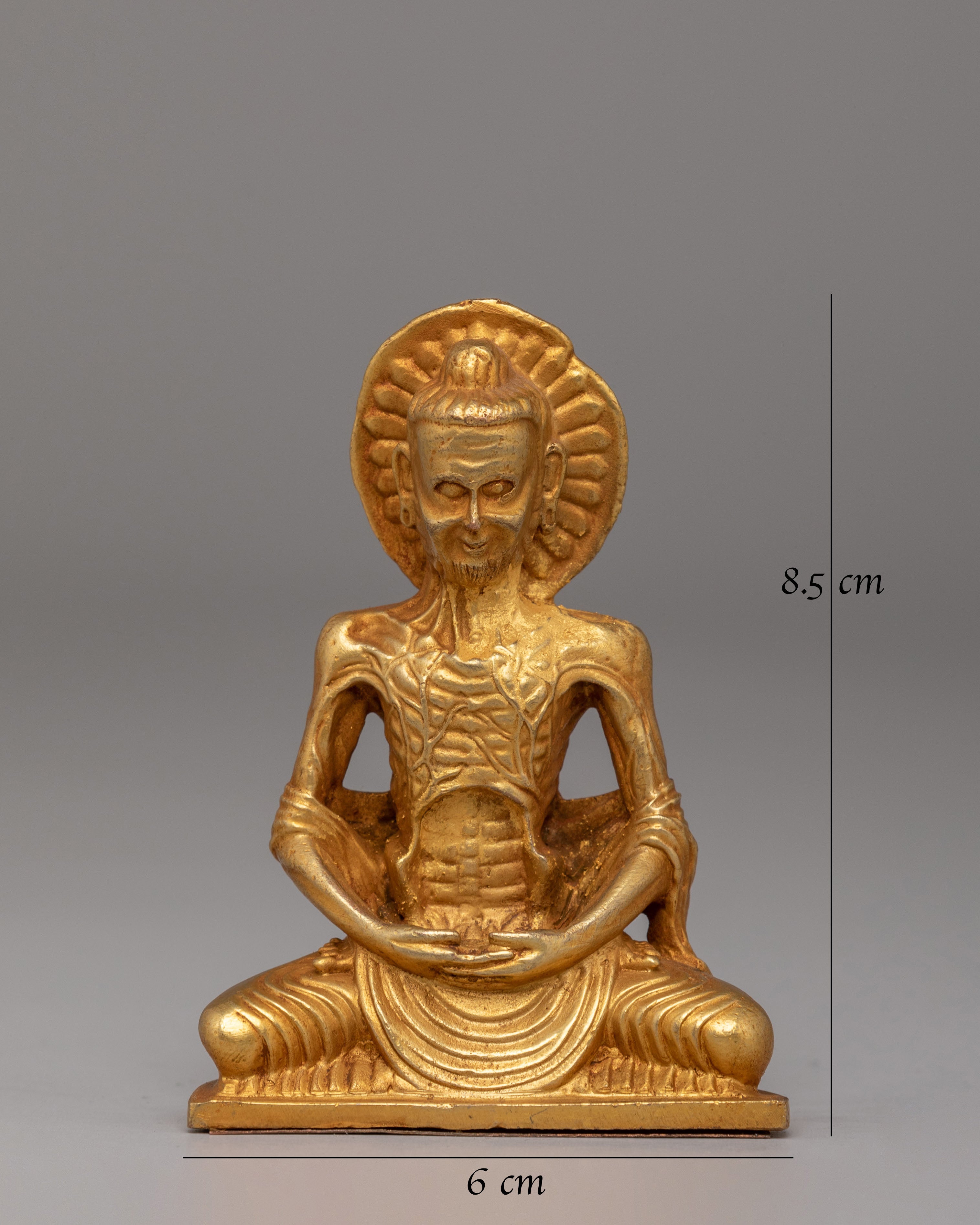 Handmade Fasting Buddha Statue | Symbol of Self-Denial and Spiritual Purity