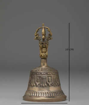 Tibetan Buddhist Bell for Puja | Sacred Meditation Bell