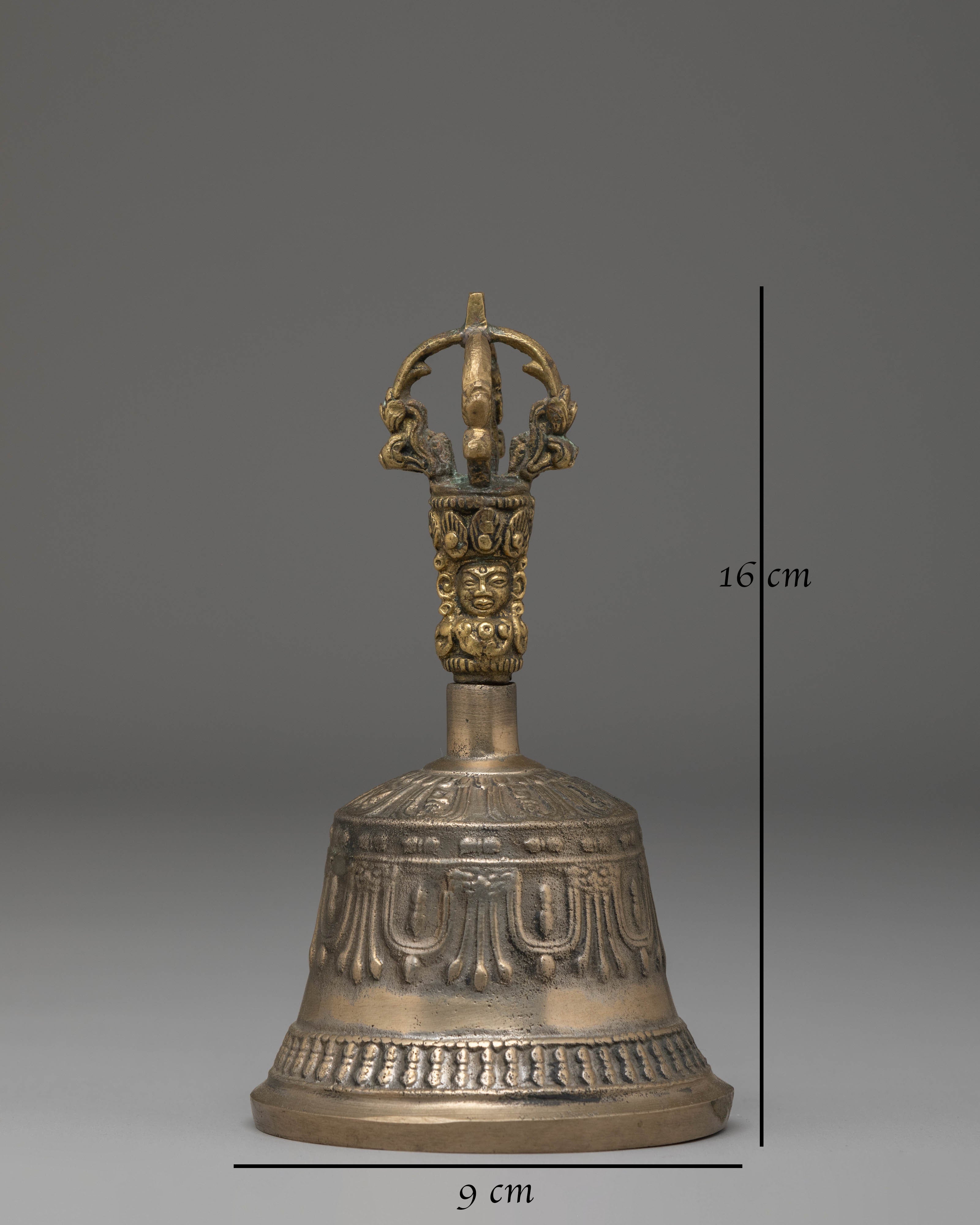 Tibetan Buddhist Bell for Puja | Sacred Meditation Bell