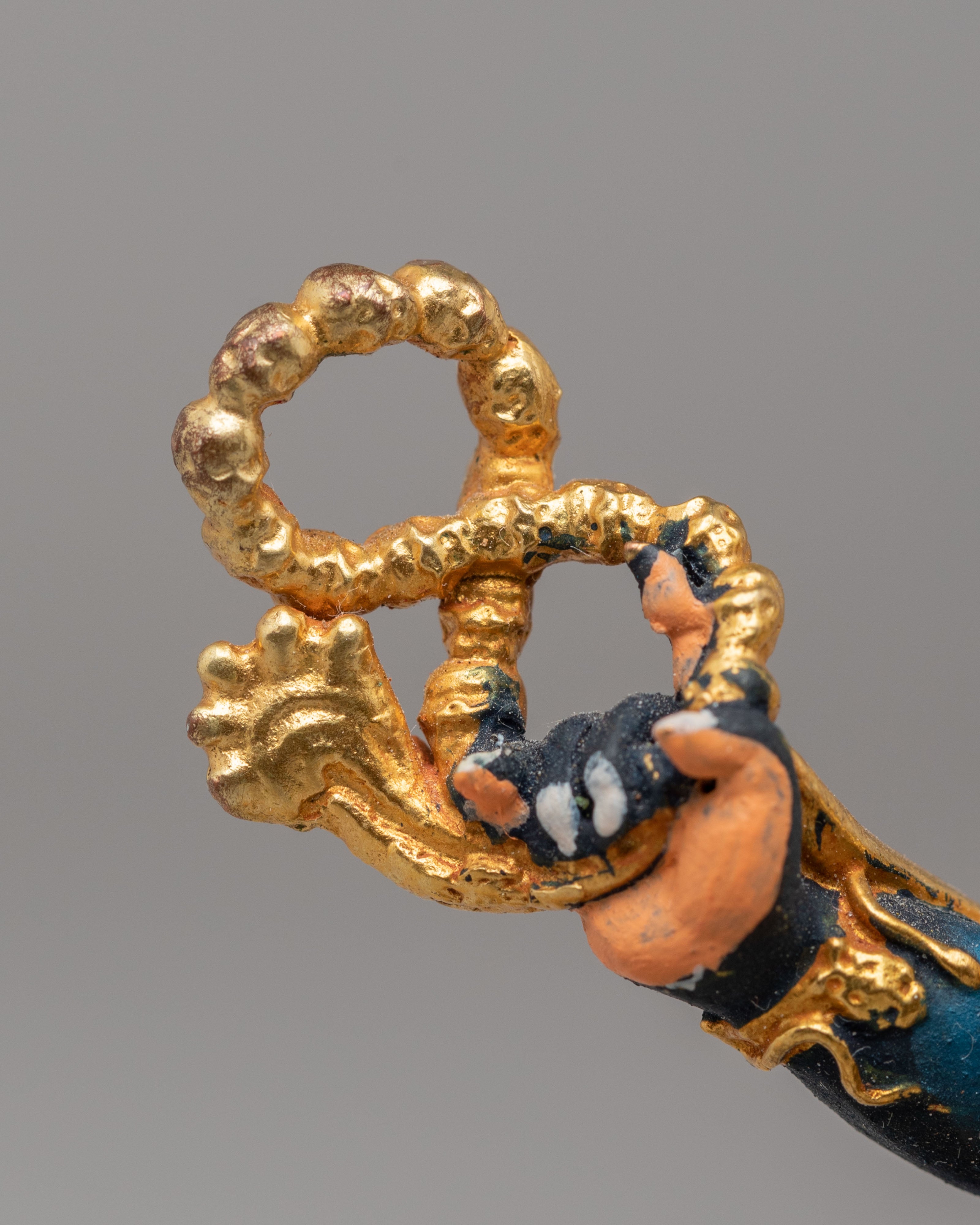 Buddhist Six-Armed Mahakala Statue | Tibetan Protector Deity Artwork