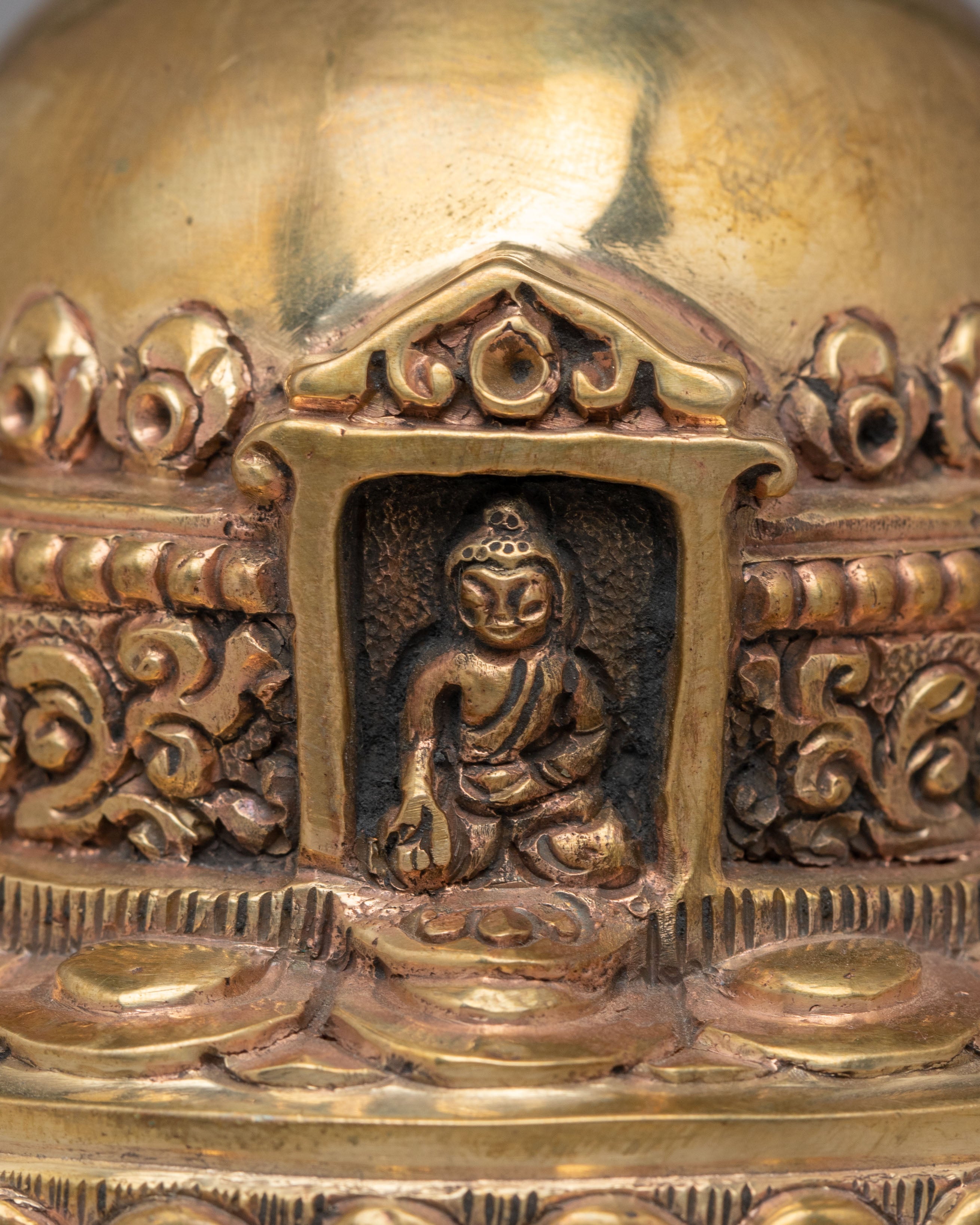 Tibetan Chorten Kora | Handmade Tibetan Buddhist Shrine Decor