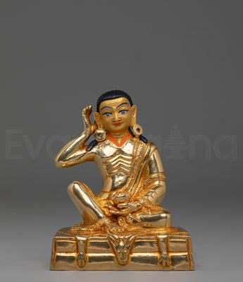 Sacred Milarepa Meditation Statue